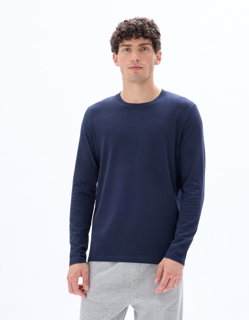 Thermo colshirt lange mouw - T-shirt plein