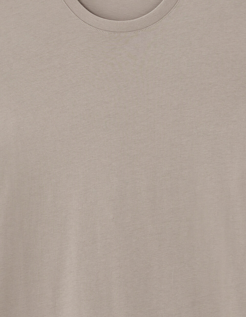 T-shirt basique en coton bio - Gris Foncé | Benetton