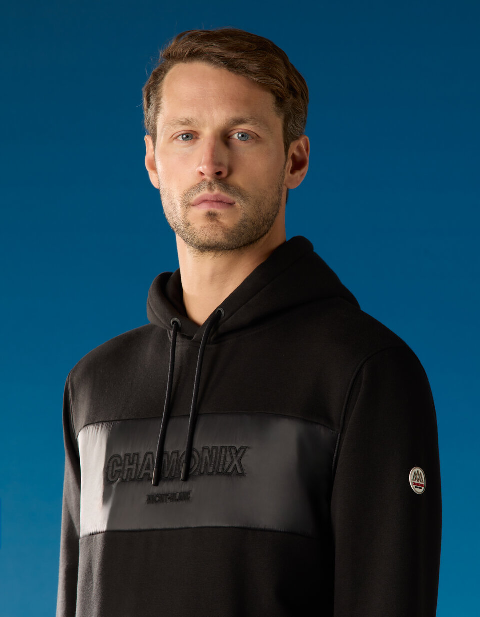 Chamonix Mont Blanc Zwarte hoodie met capuchon celio be normal
