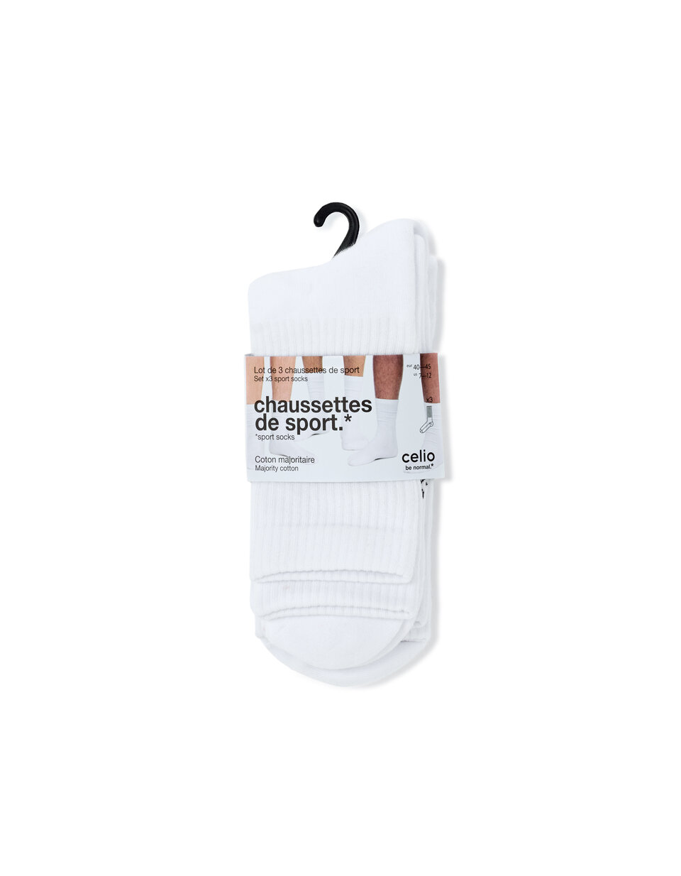 Chaussettes De Sport Courtes Homme (lot De 3) - Champion Gris
