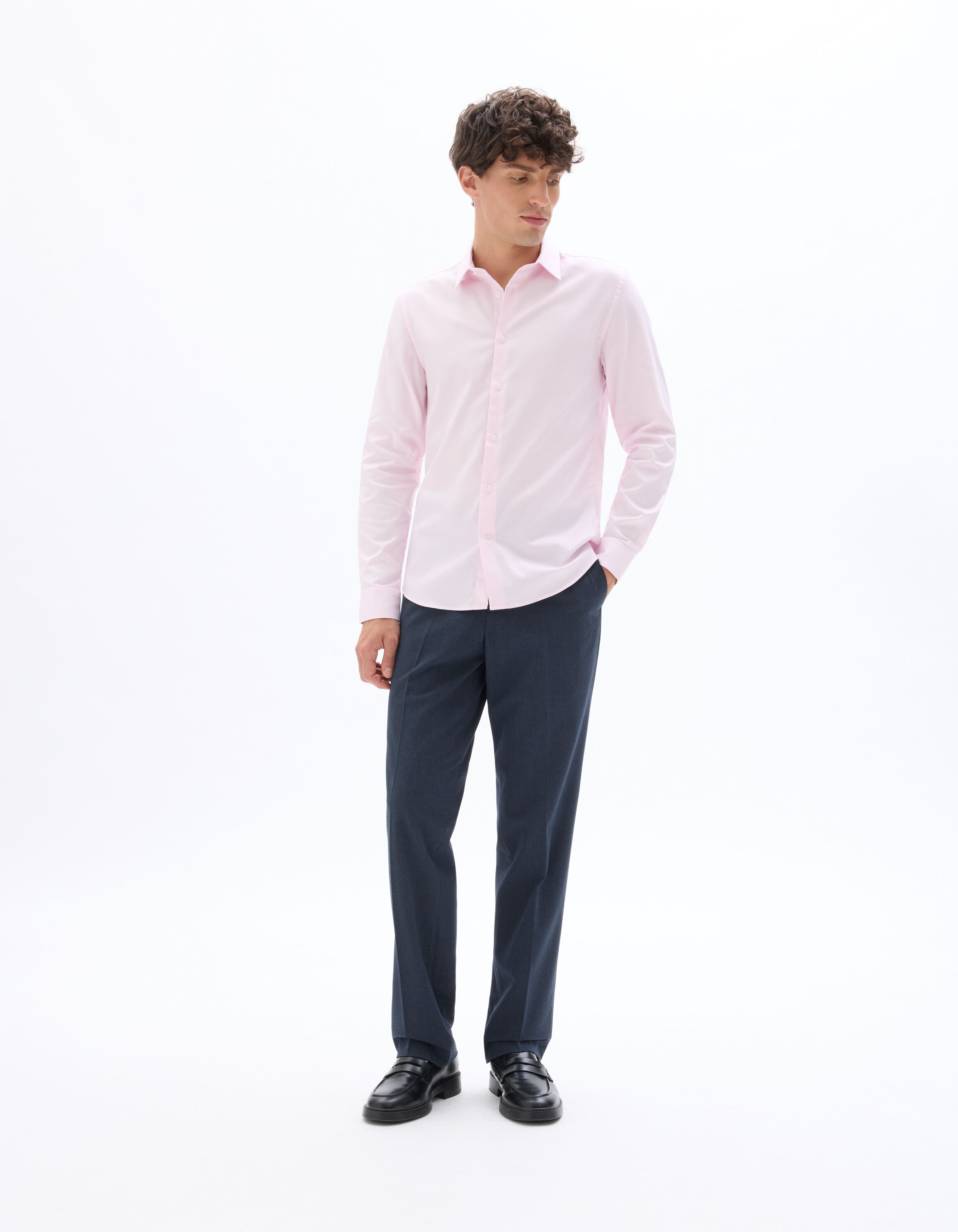 Chemise Fille Essex Classics Coolmax Rose Rayée - Taille 16/XL - Sans étiquette