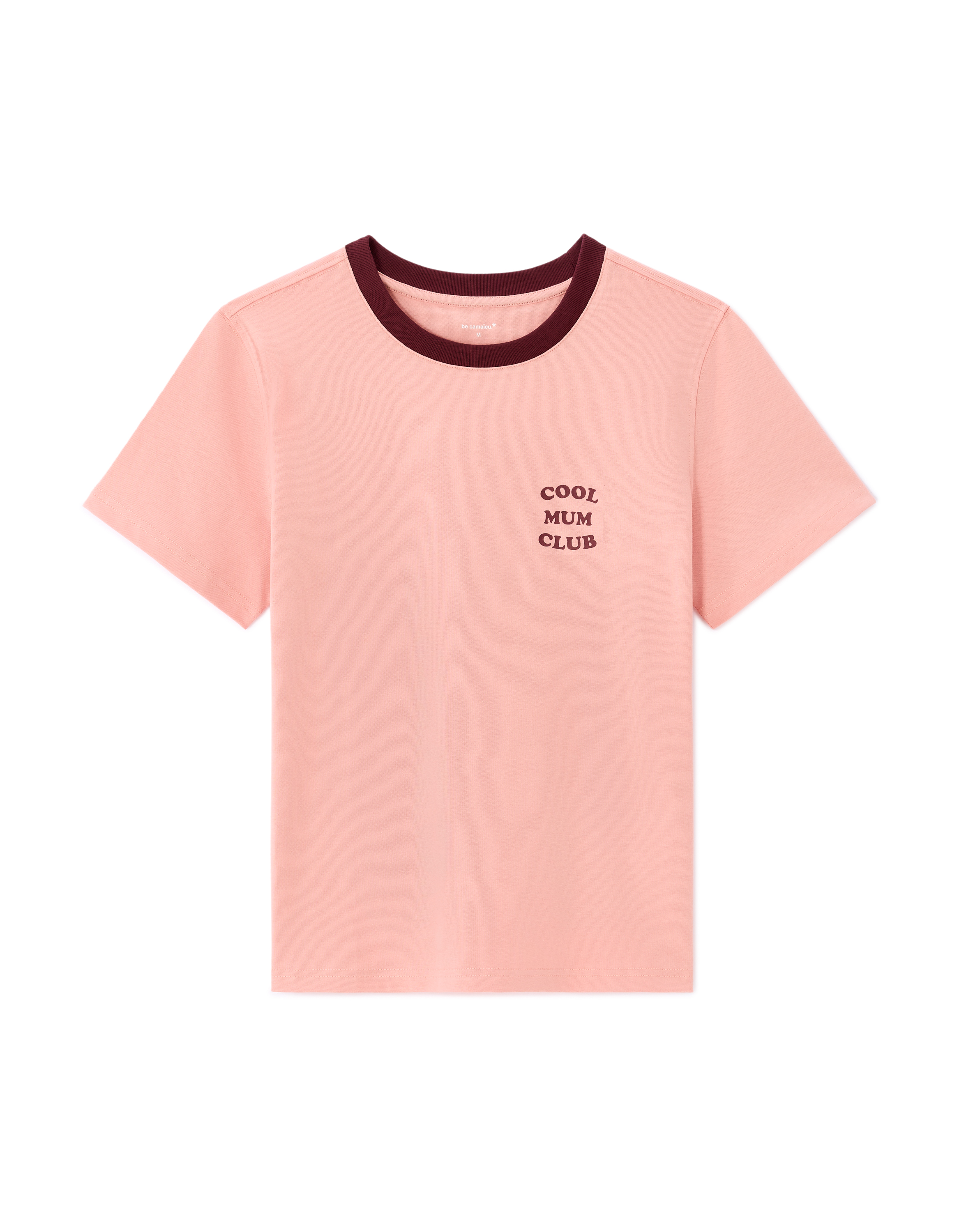 T-shirt imprimé "cool mum club" – rose