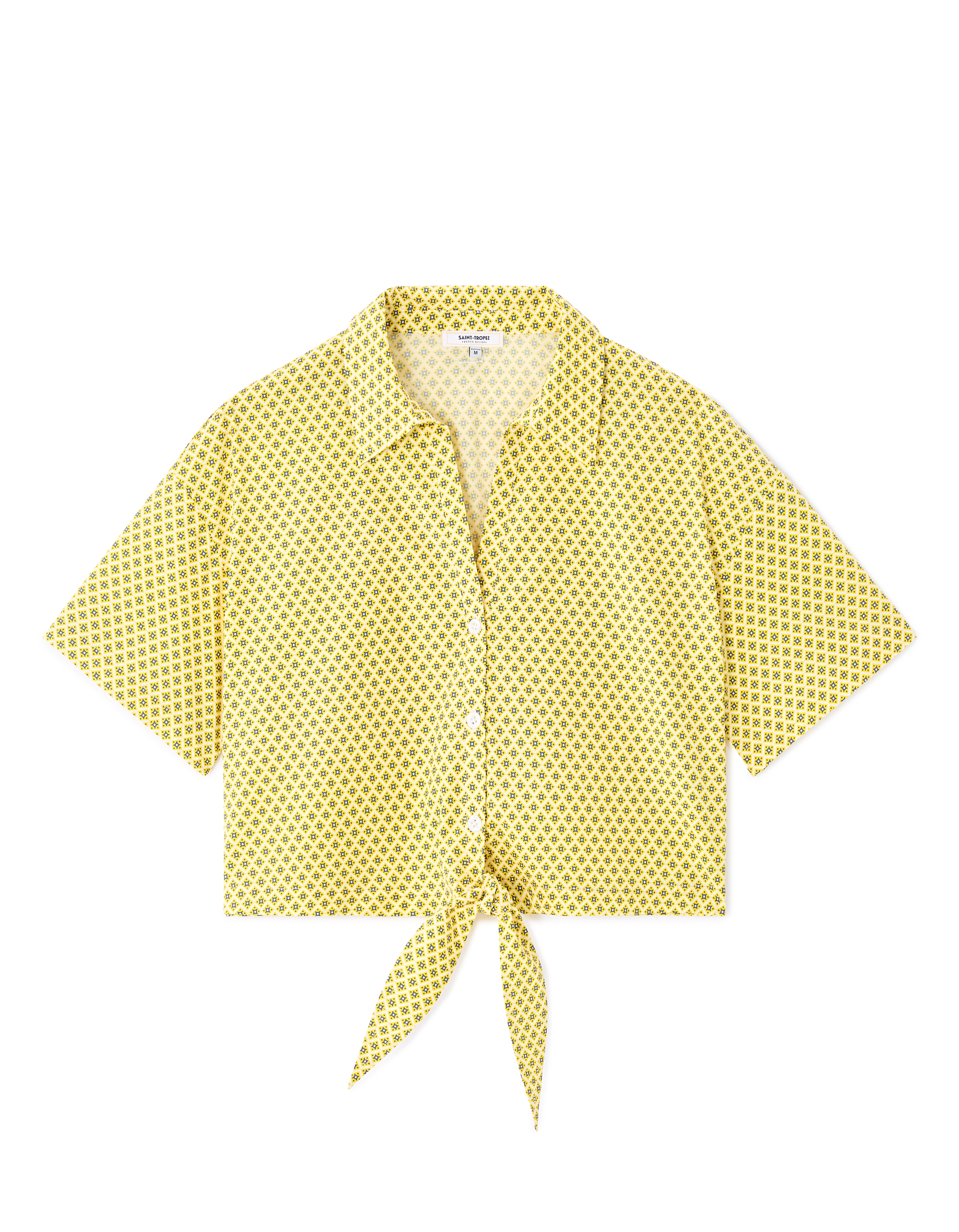 Saint-Tropez - Chemise courte jaune