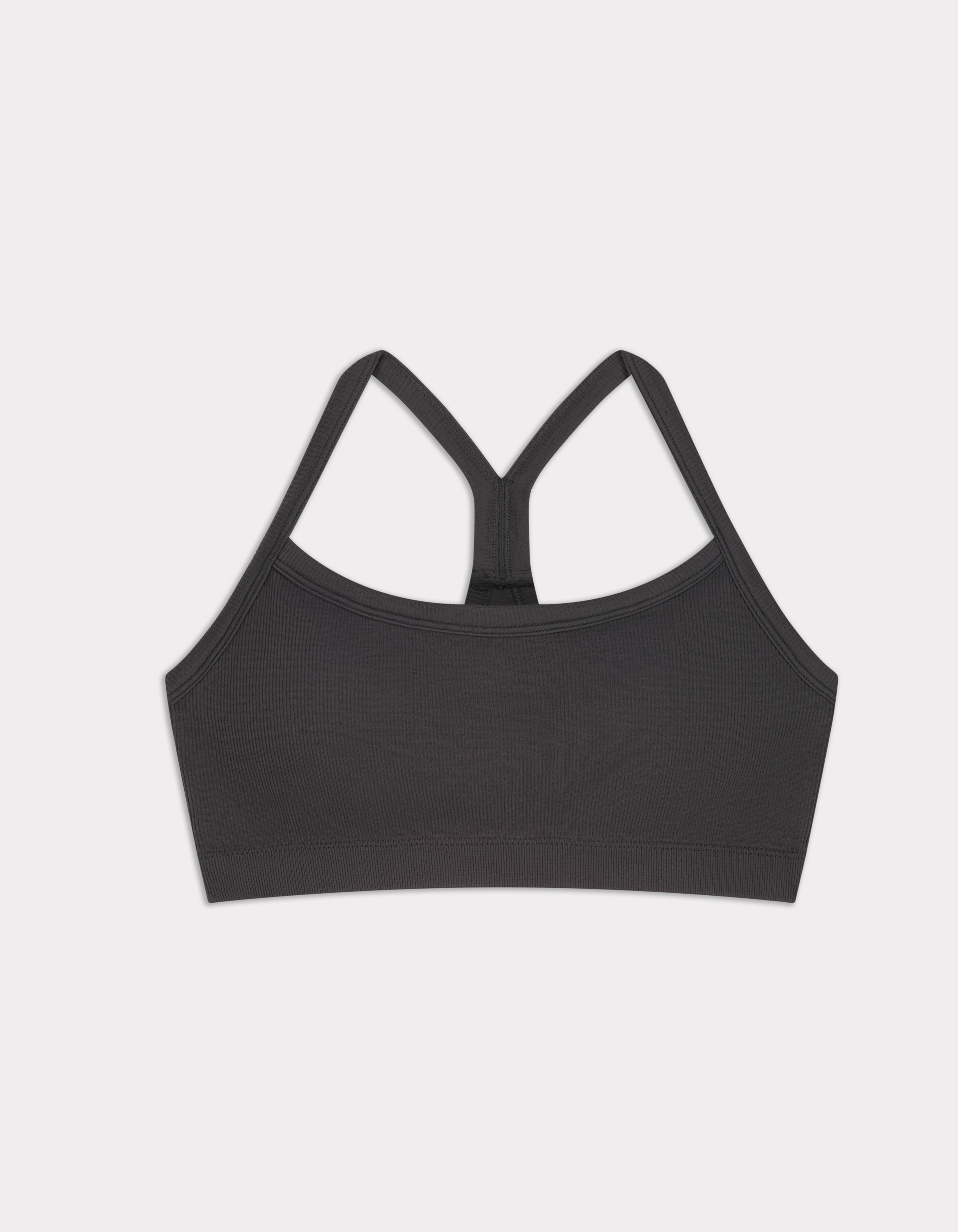 Brassière sans coutures à fines bretelles - gris