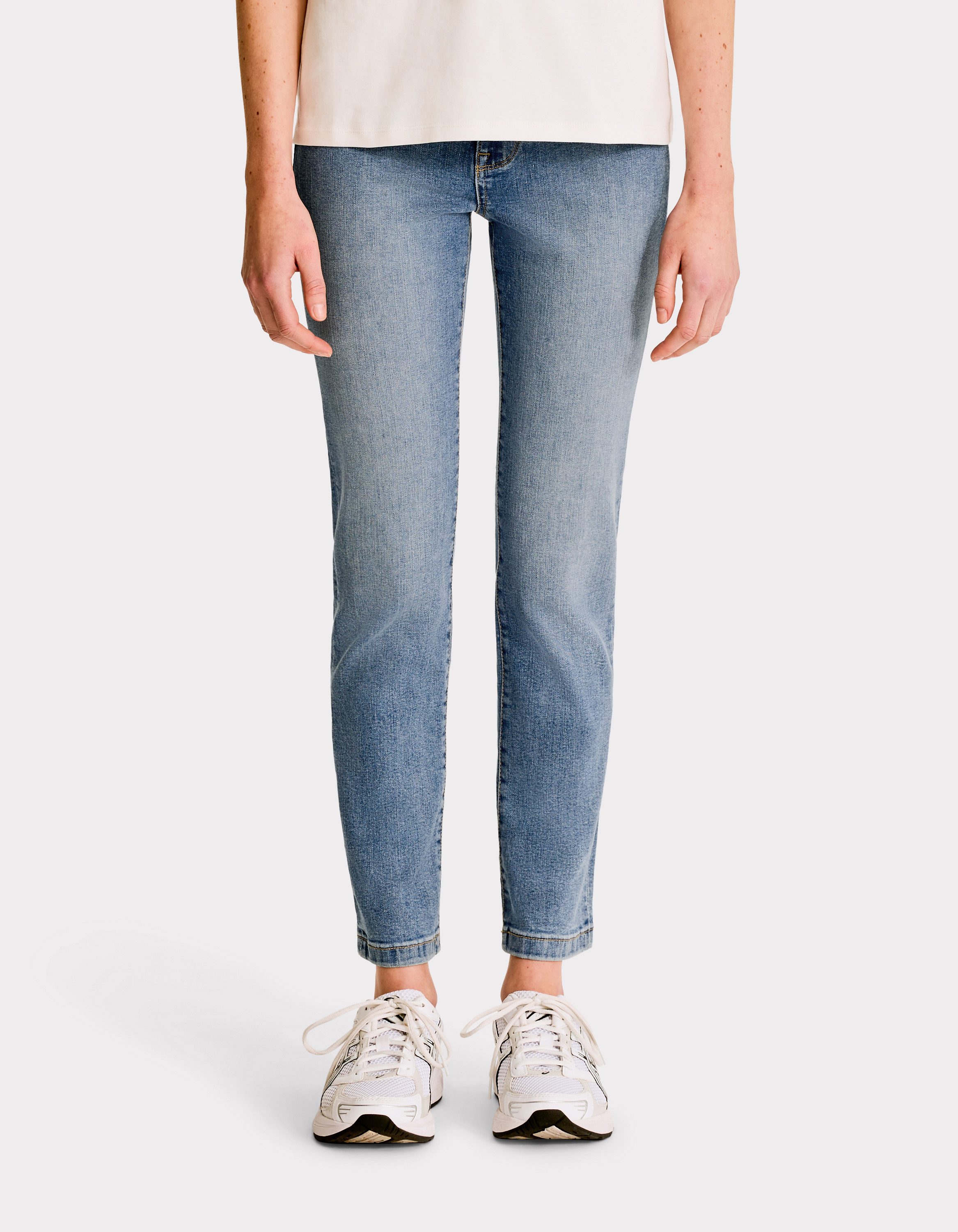 Jean slim - bleu délavé - celio - Modalova