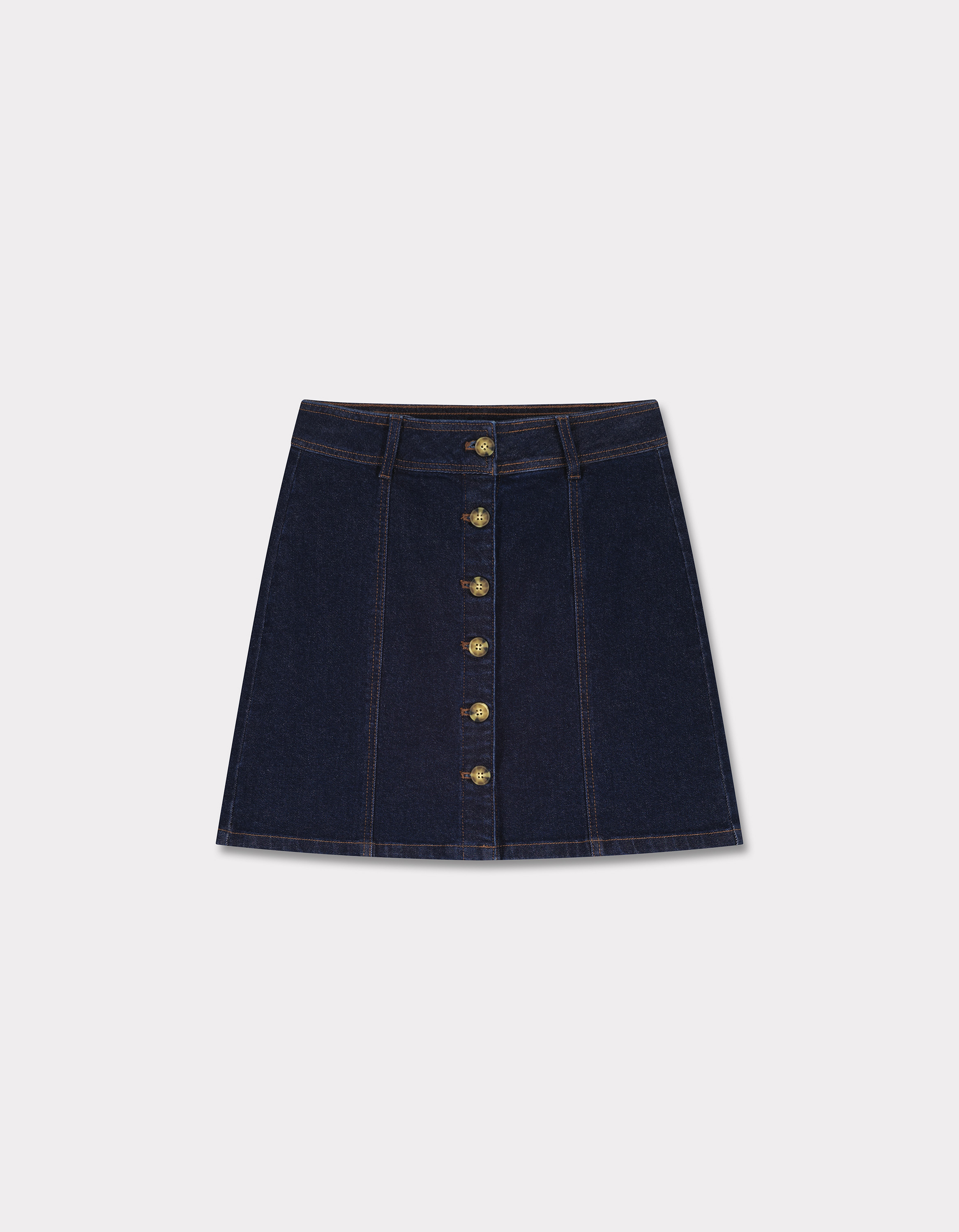 Jupe courte denim - bleu