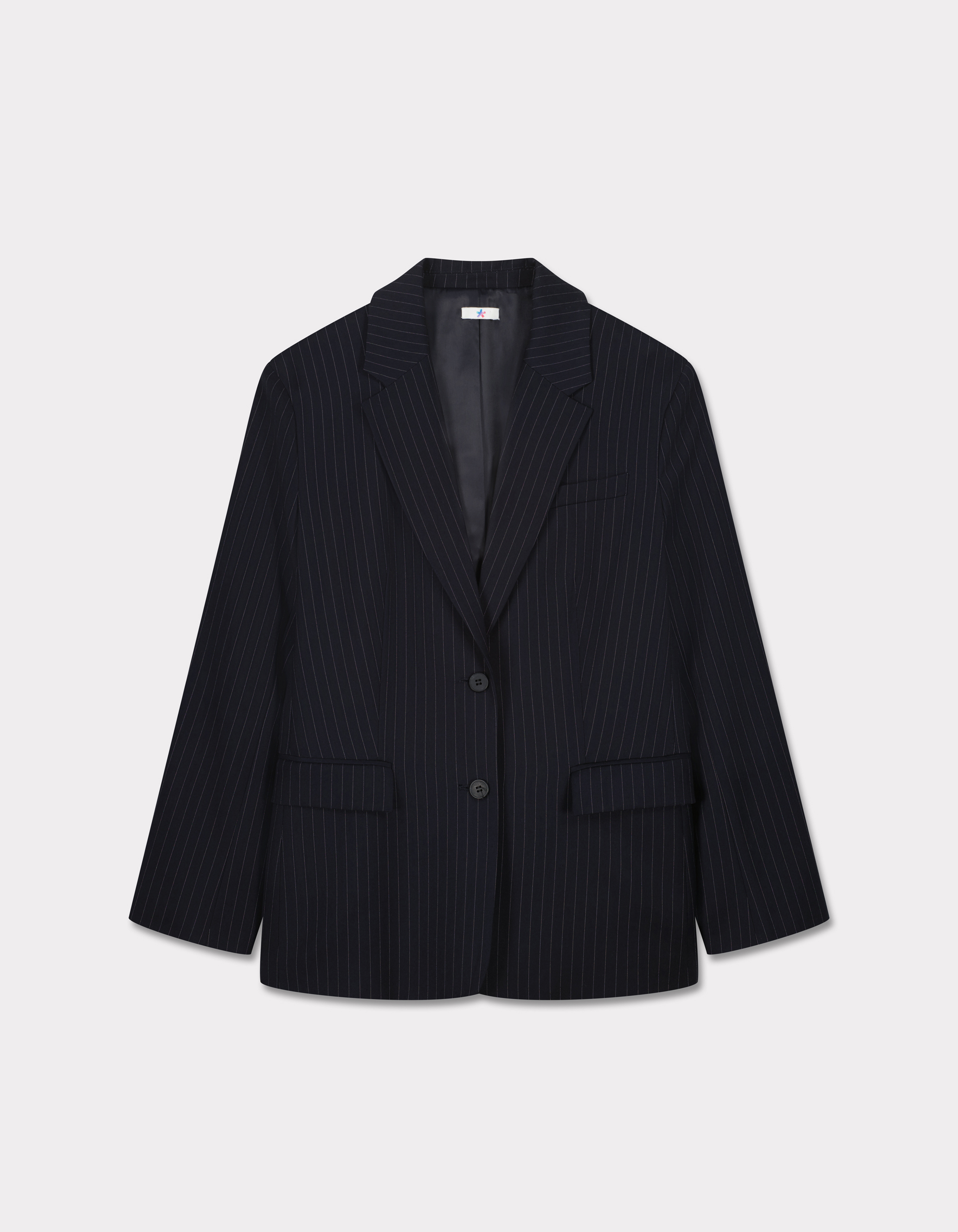 Blazer à rayures - marine