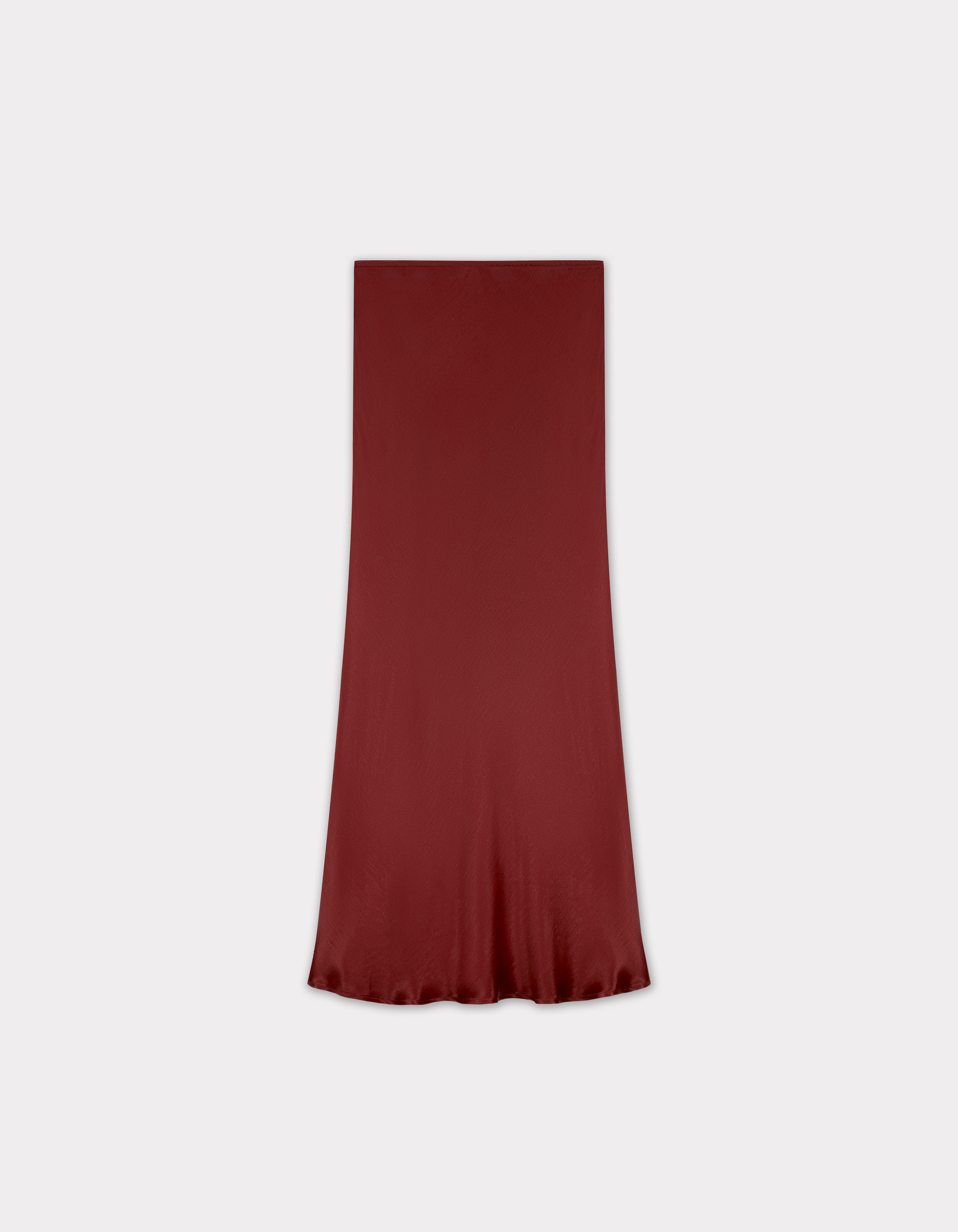 Jupe en satin - figue