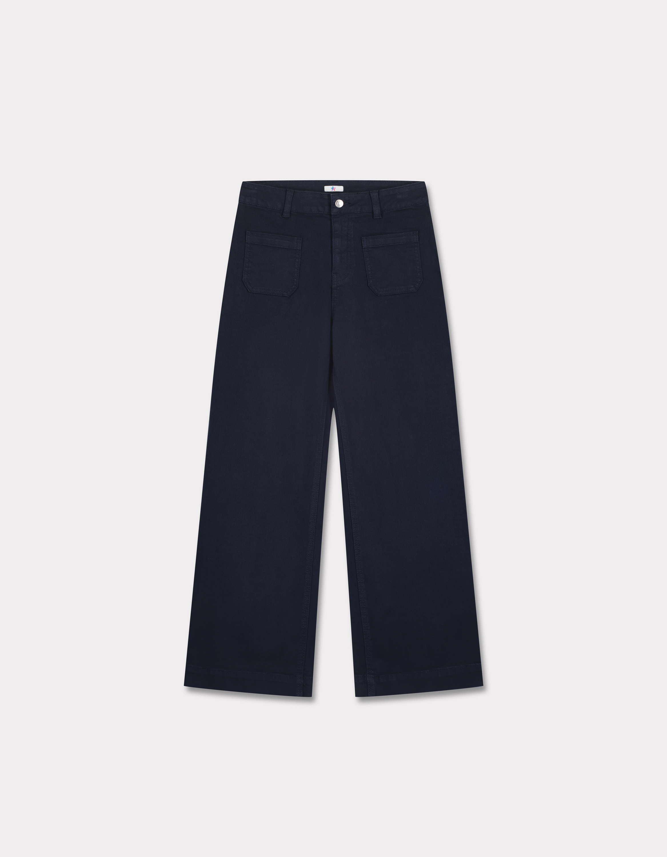 Pantalon large - marine