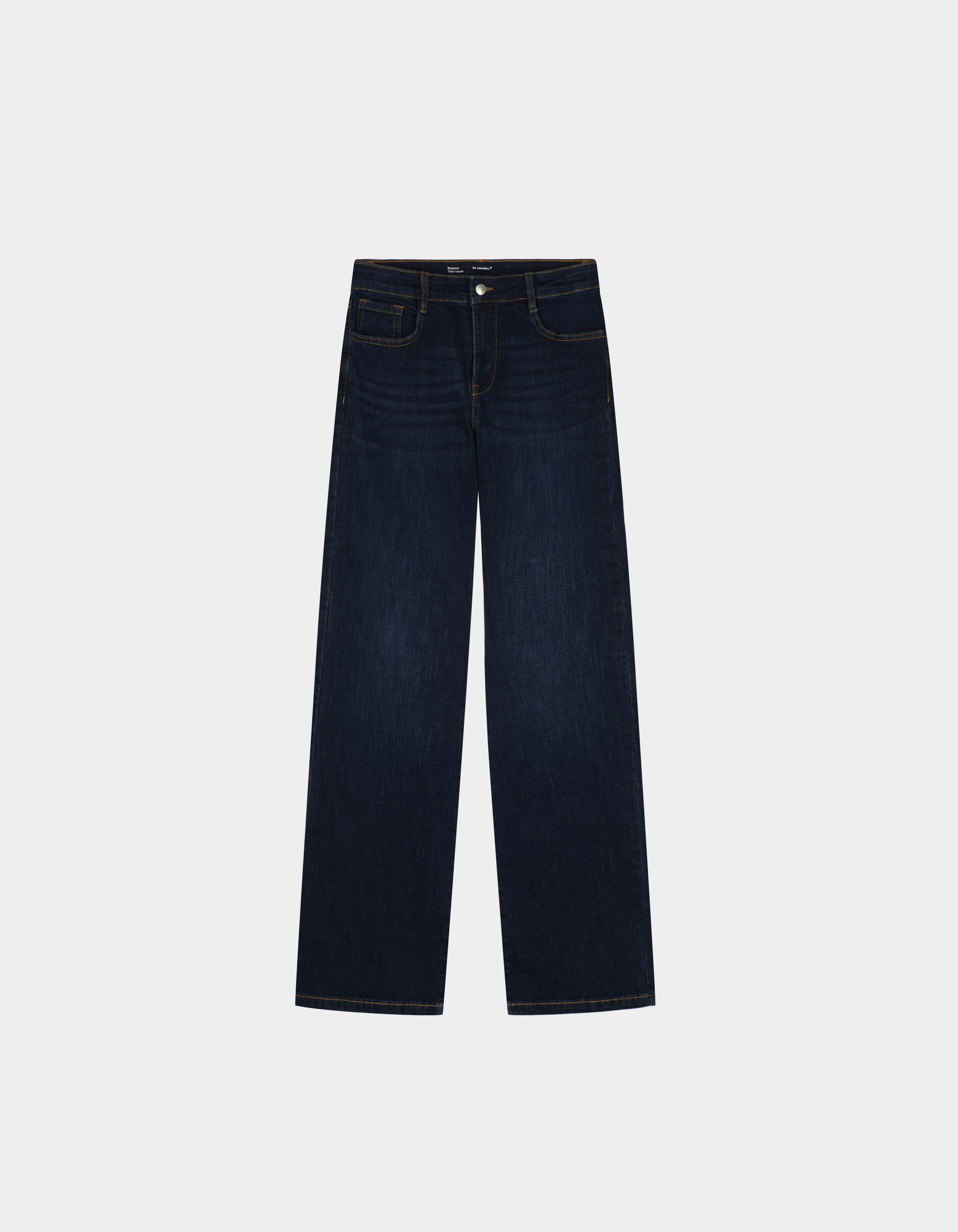 Jean taille haute - bleu foncé