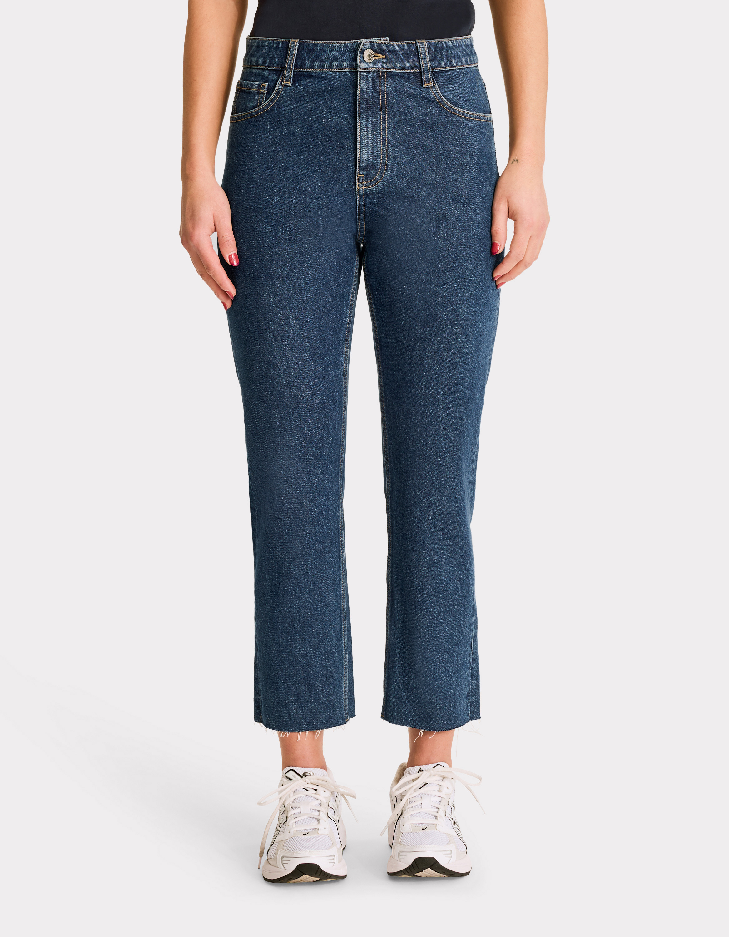 Jean droit 7/8è - brut - celio - Modalova