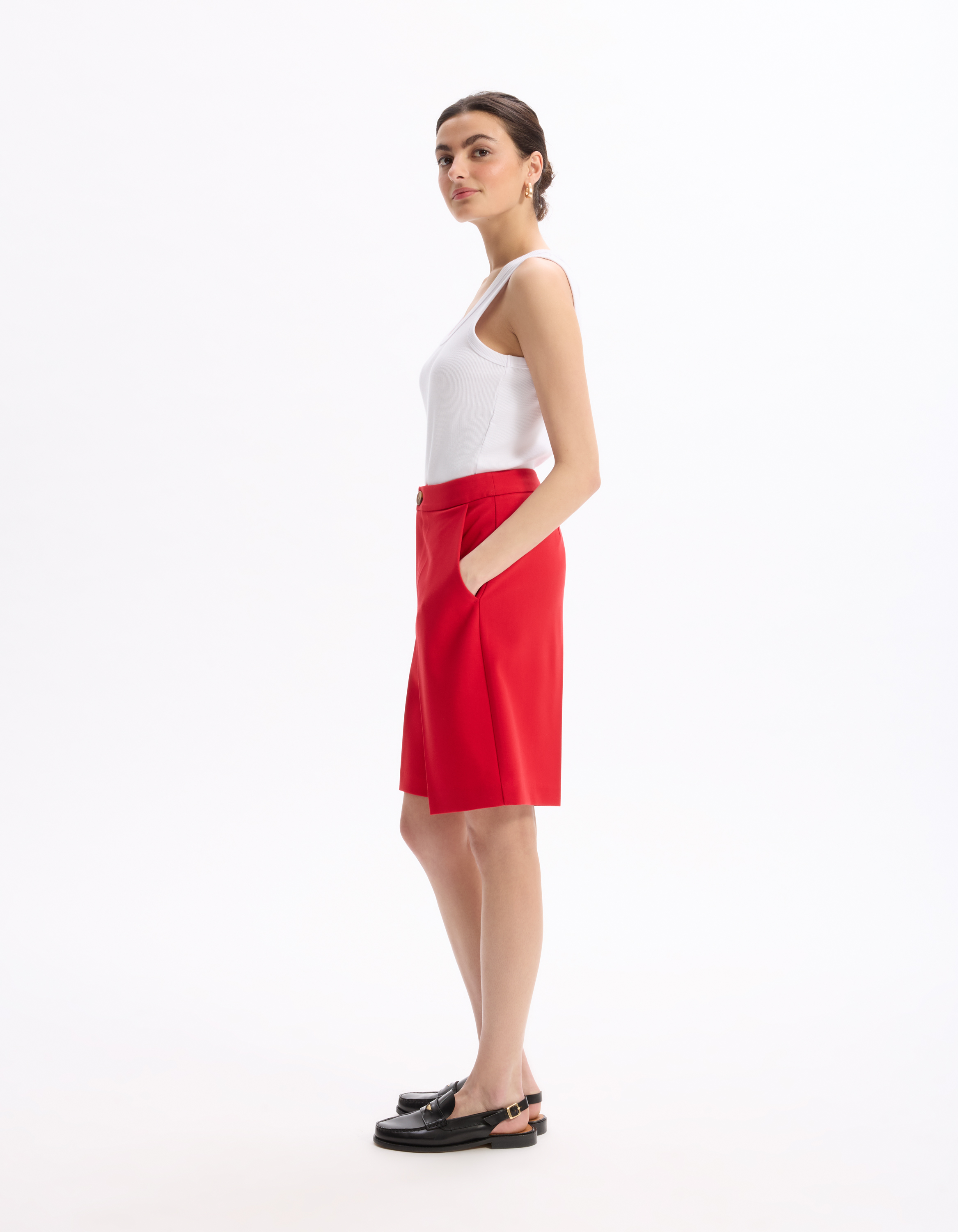Bermuda - rouge - celio - Modalova