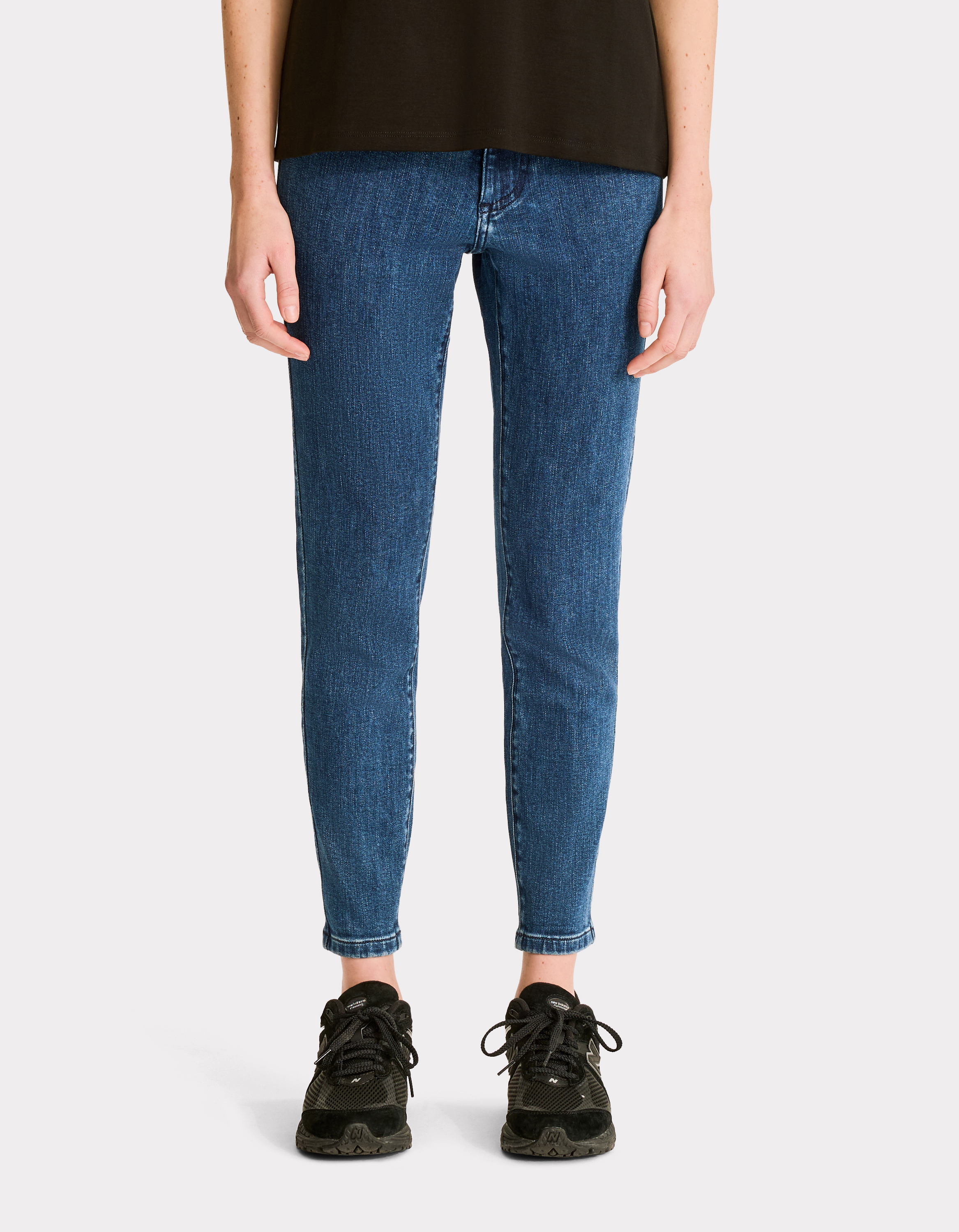 Jean skinny 7/8ème - bleu foncé - celio - Modalova