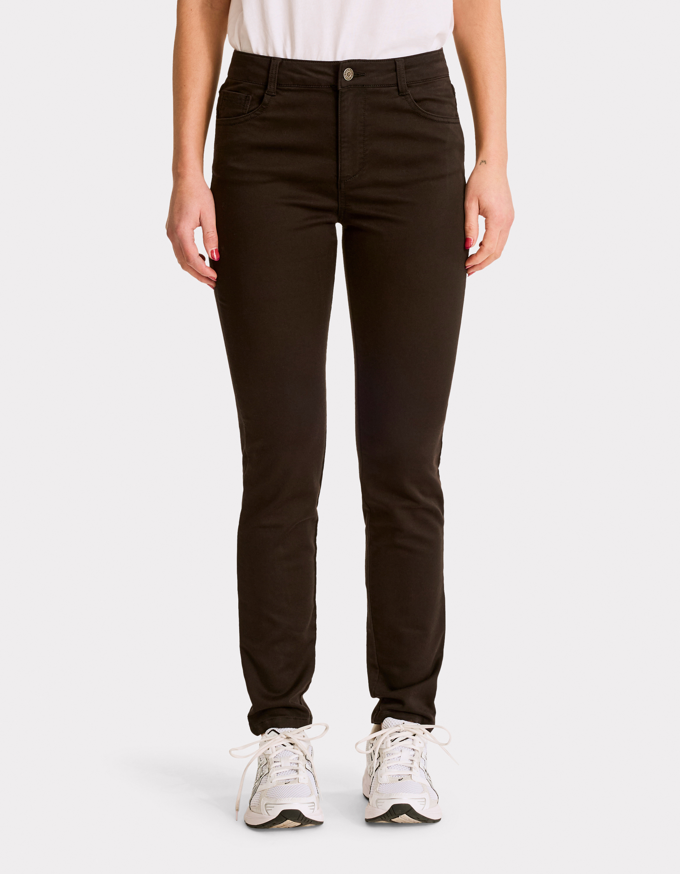 Pantalon slim ultrastretch - noir - celio - Modalova