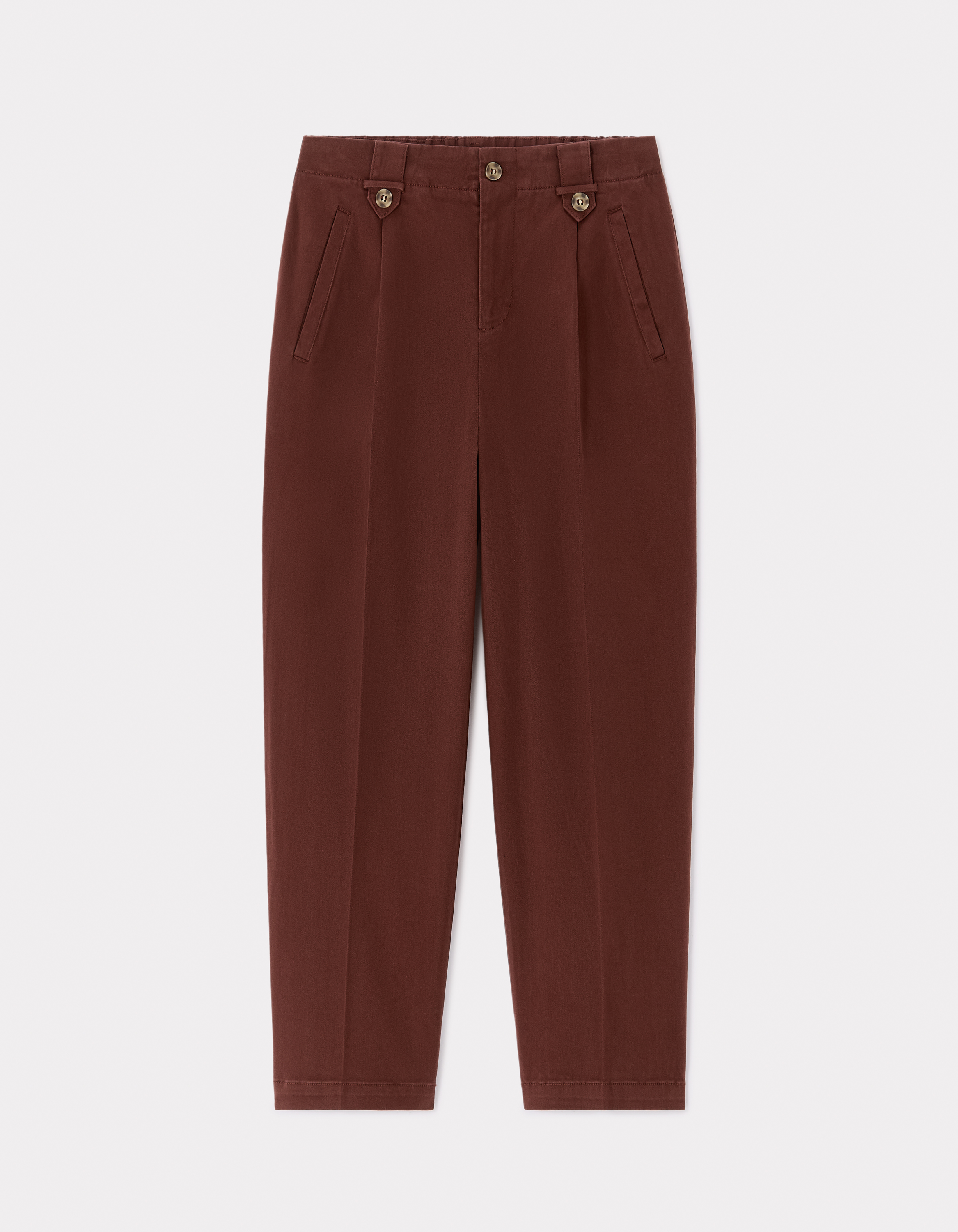 Pantalon cigarette - marron