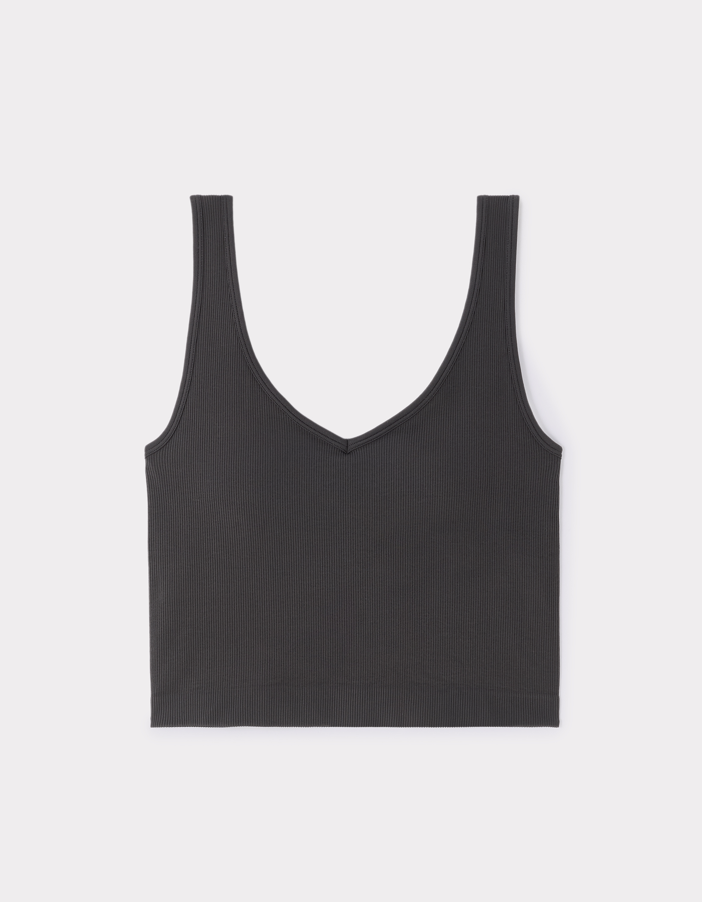 Top sans coutures - gris anthracite