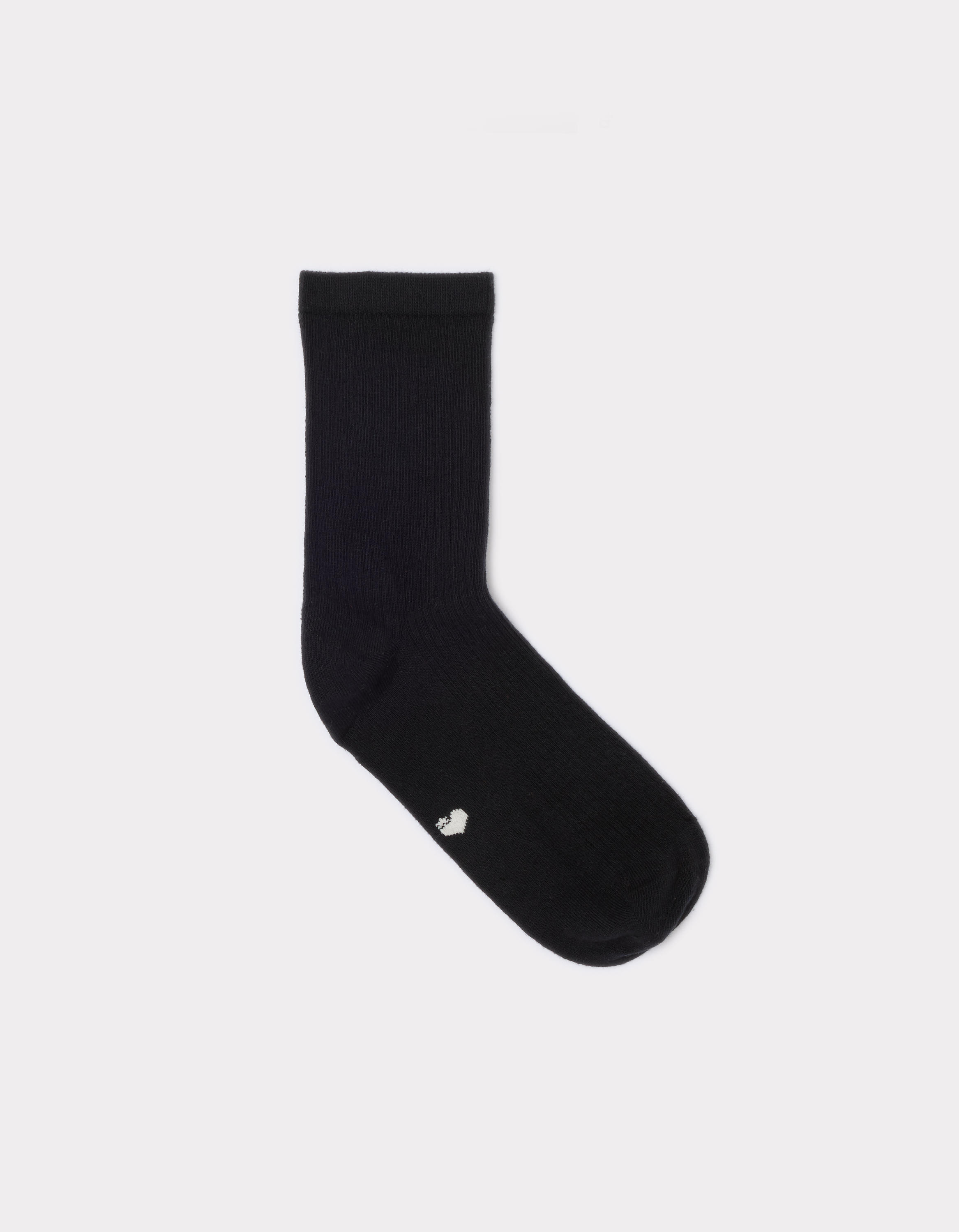 Chaussettes courtes en coton - noir