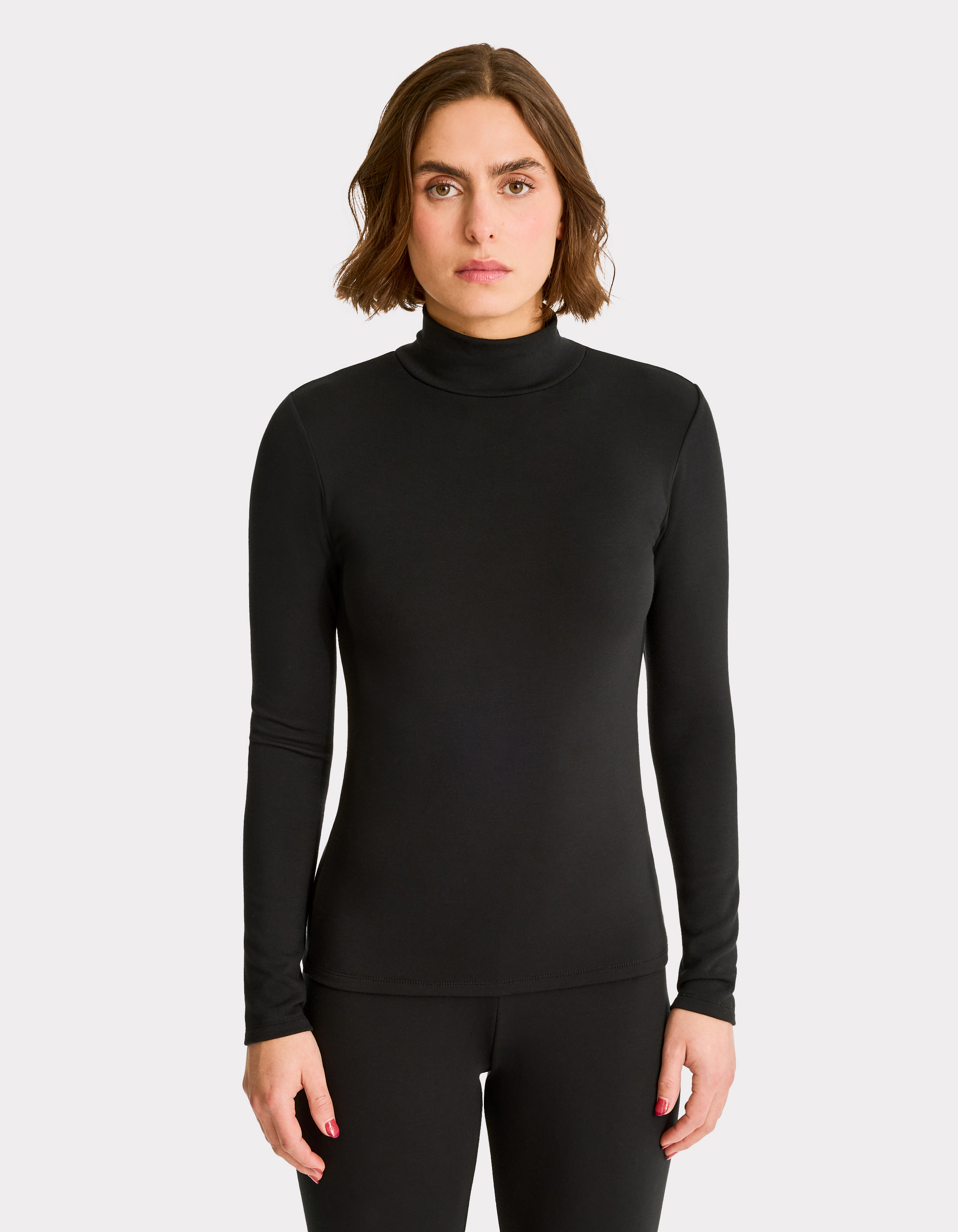T-shirt thermique col roulé - noir - celio - Modalova