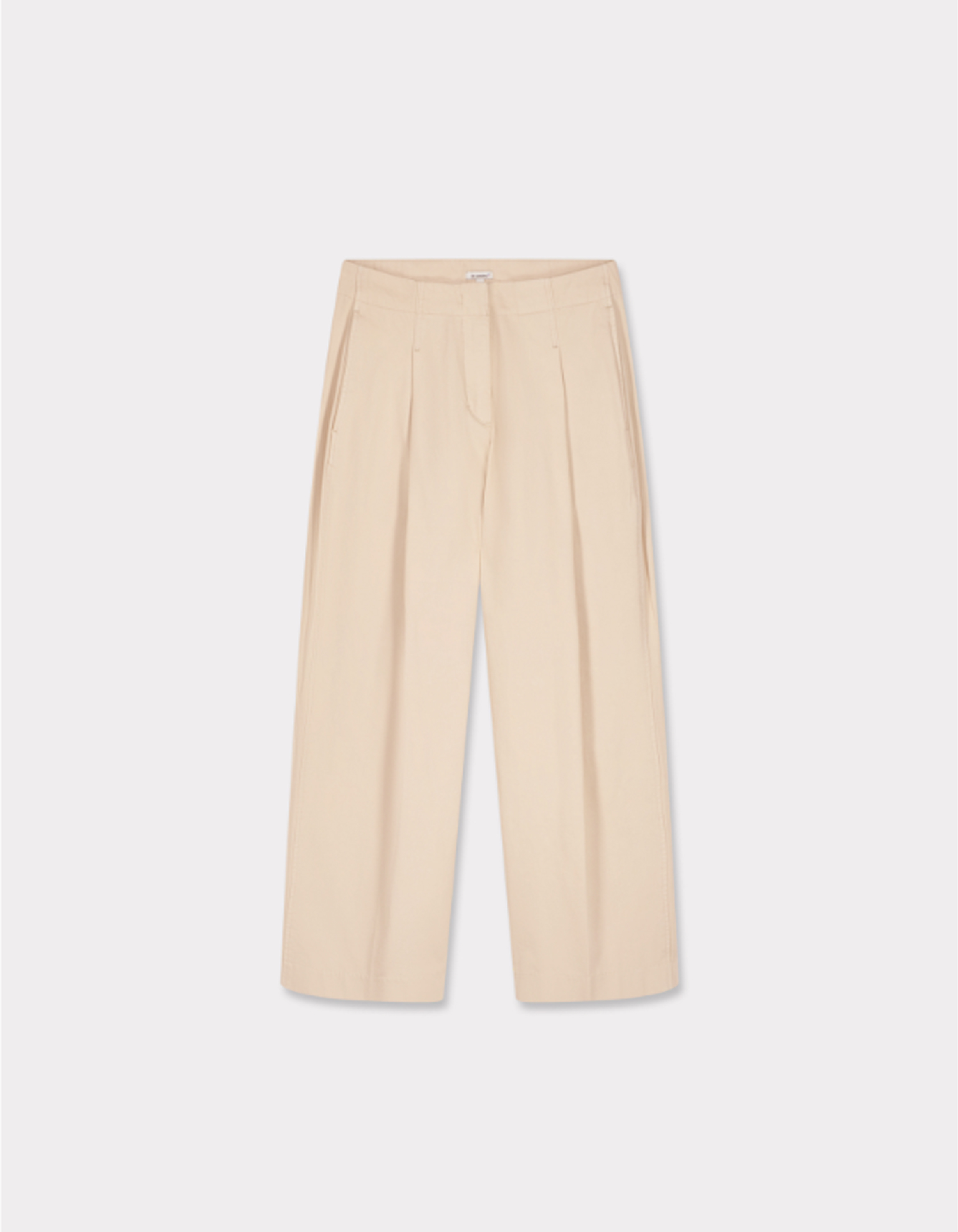 Pantalon barrel - beige