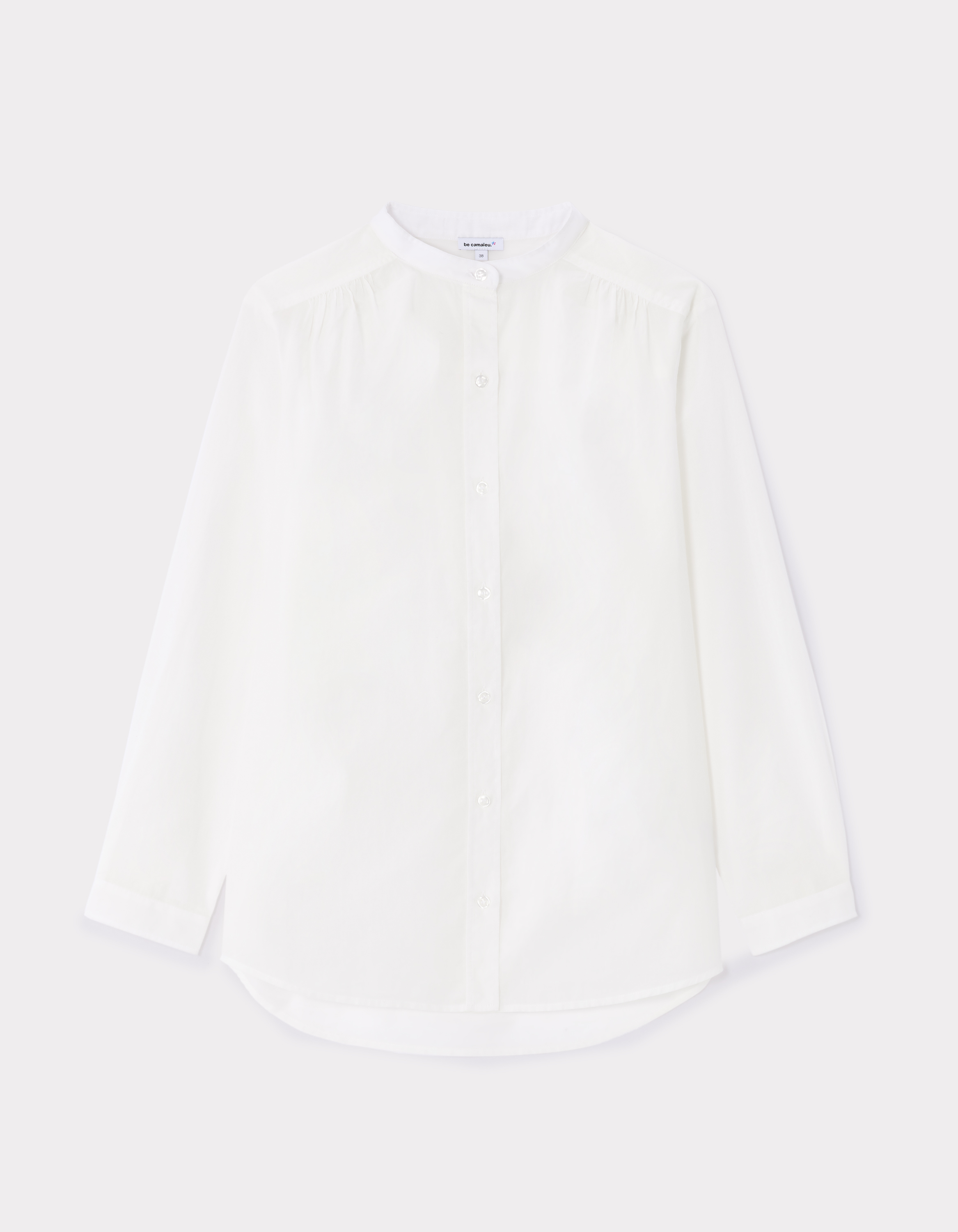 blouse voile de coton - écru