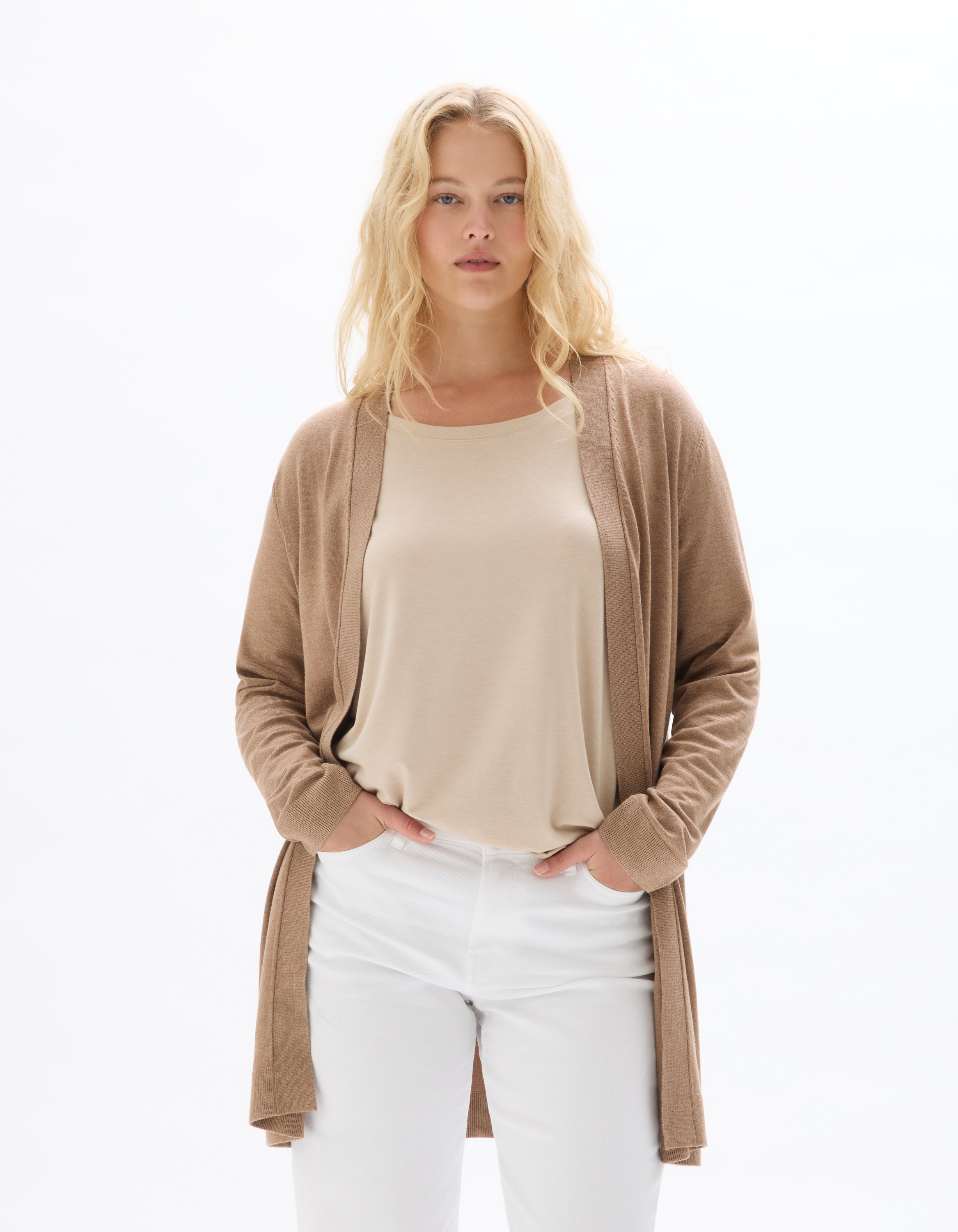Gilet à manches longues - marron - celio - Modalova