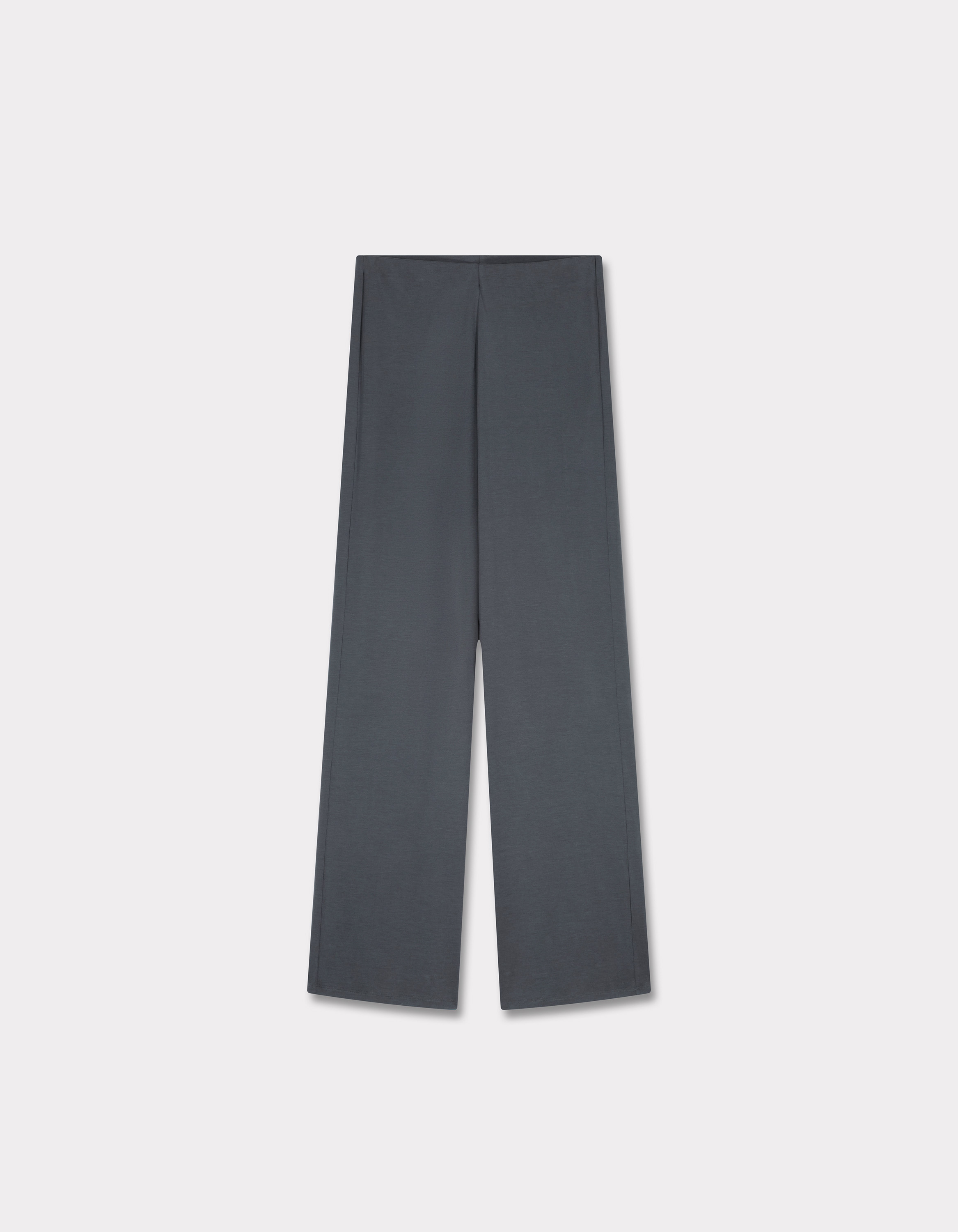 Pantalon large en modal mélangé - gris anthracite