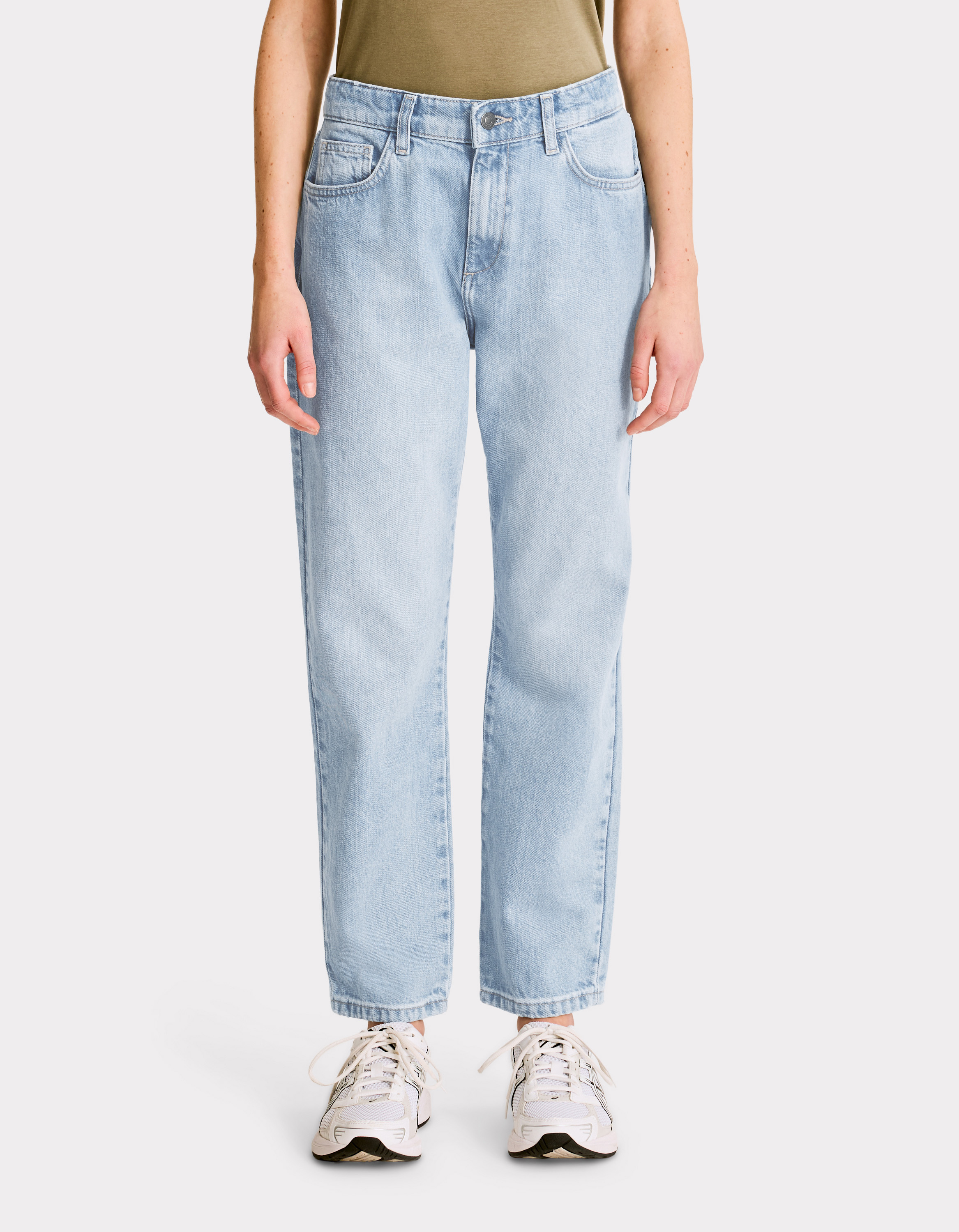 Jean droit taille normale - bleu délavé - celio - Modalova