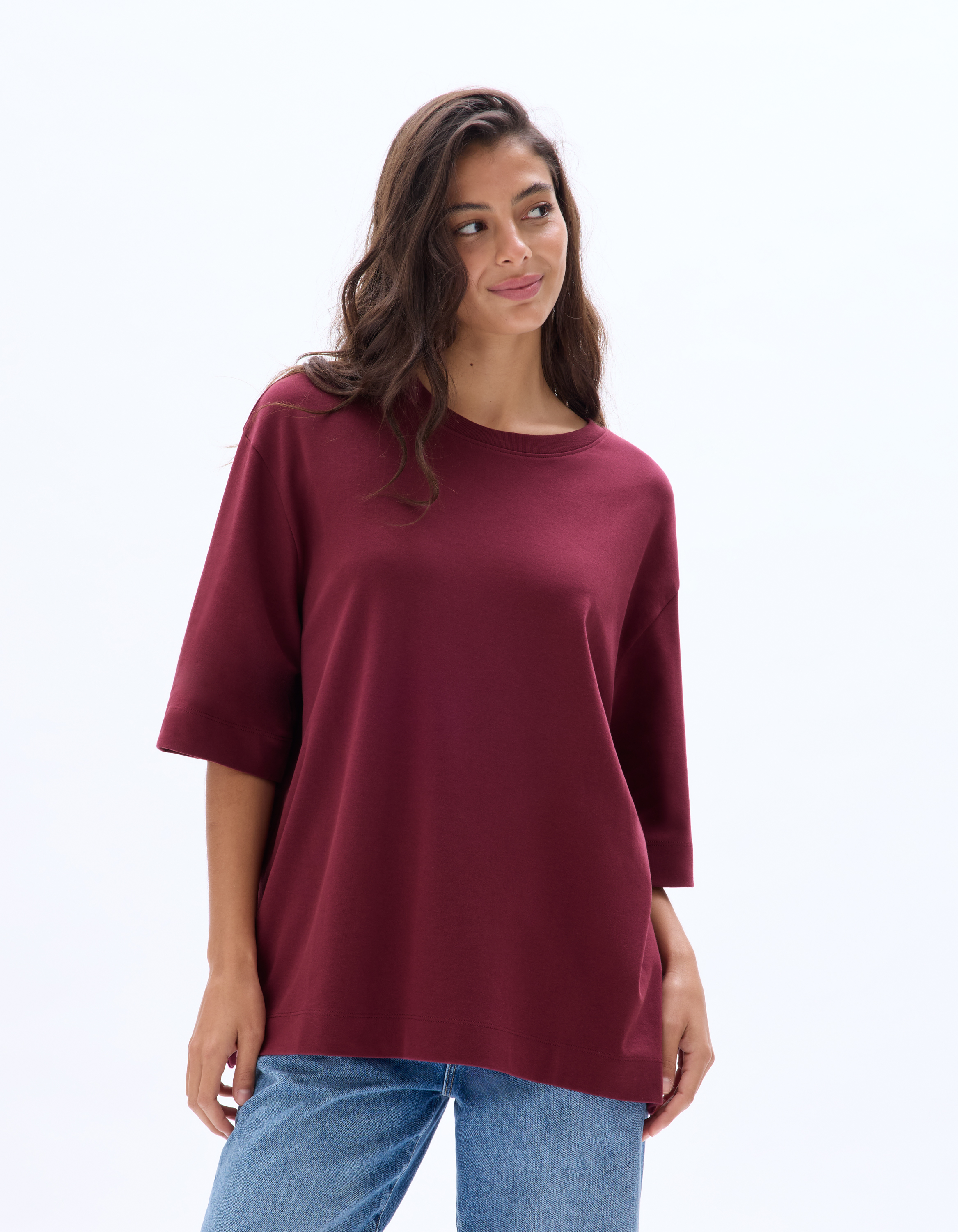 T-shirt épais oversize - violet - celio - Modalova