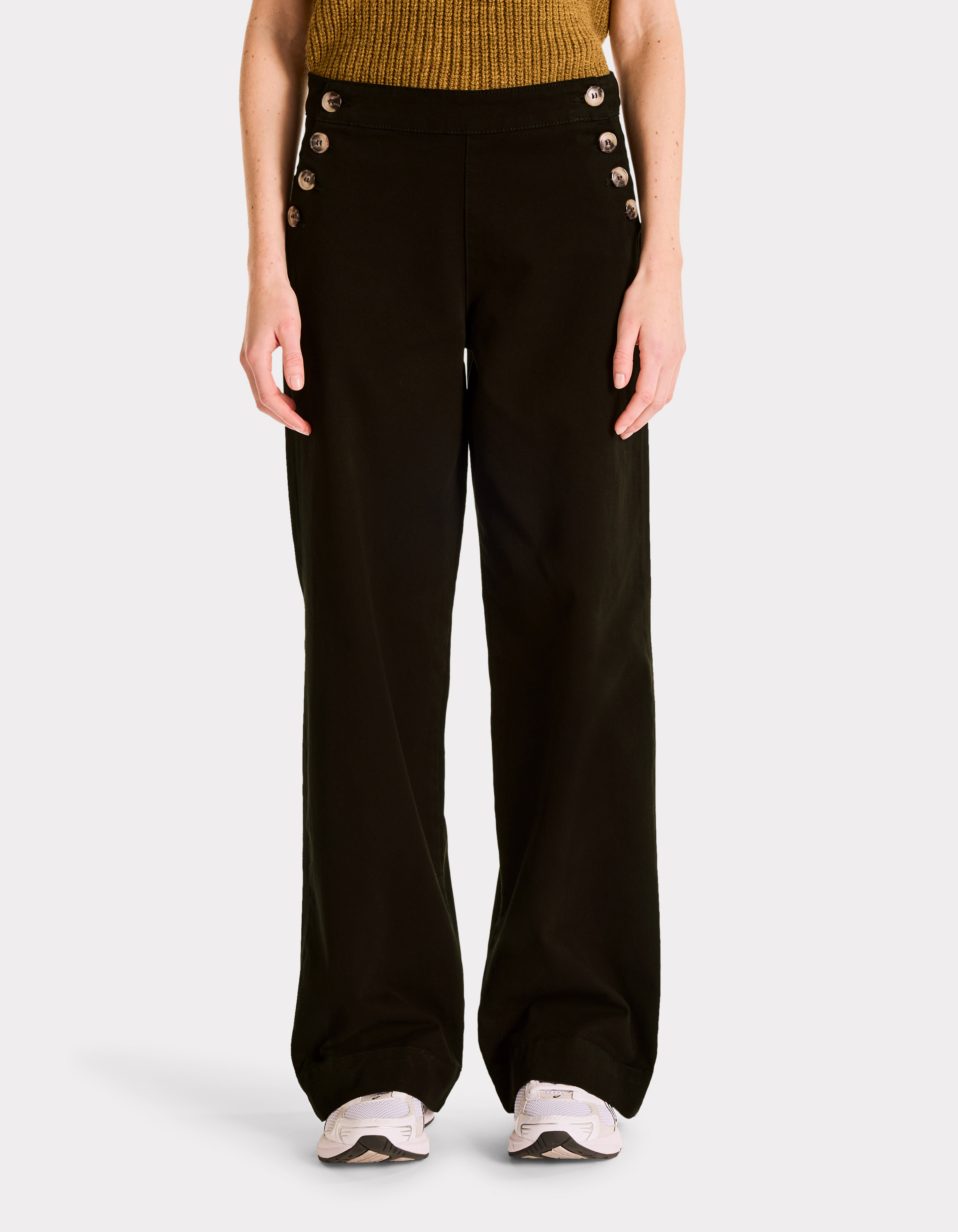 Pantalon large à bouton décoratifs - celio - Modalova