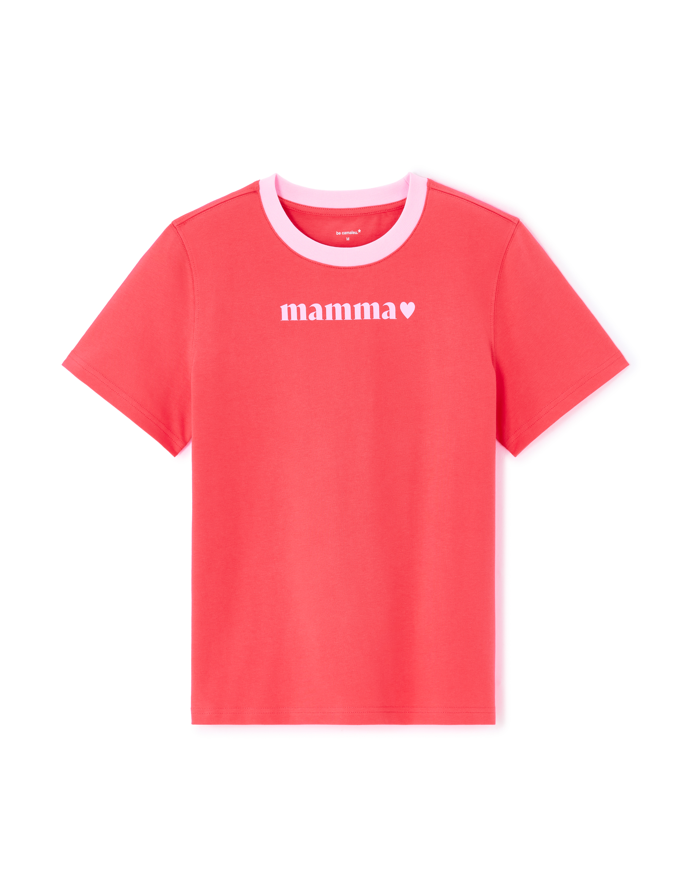 T-shirt imprimé "mamma" – rouge