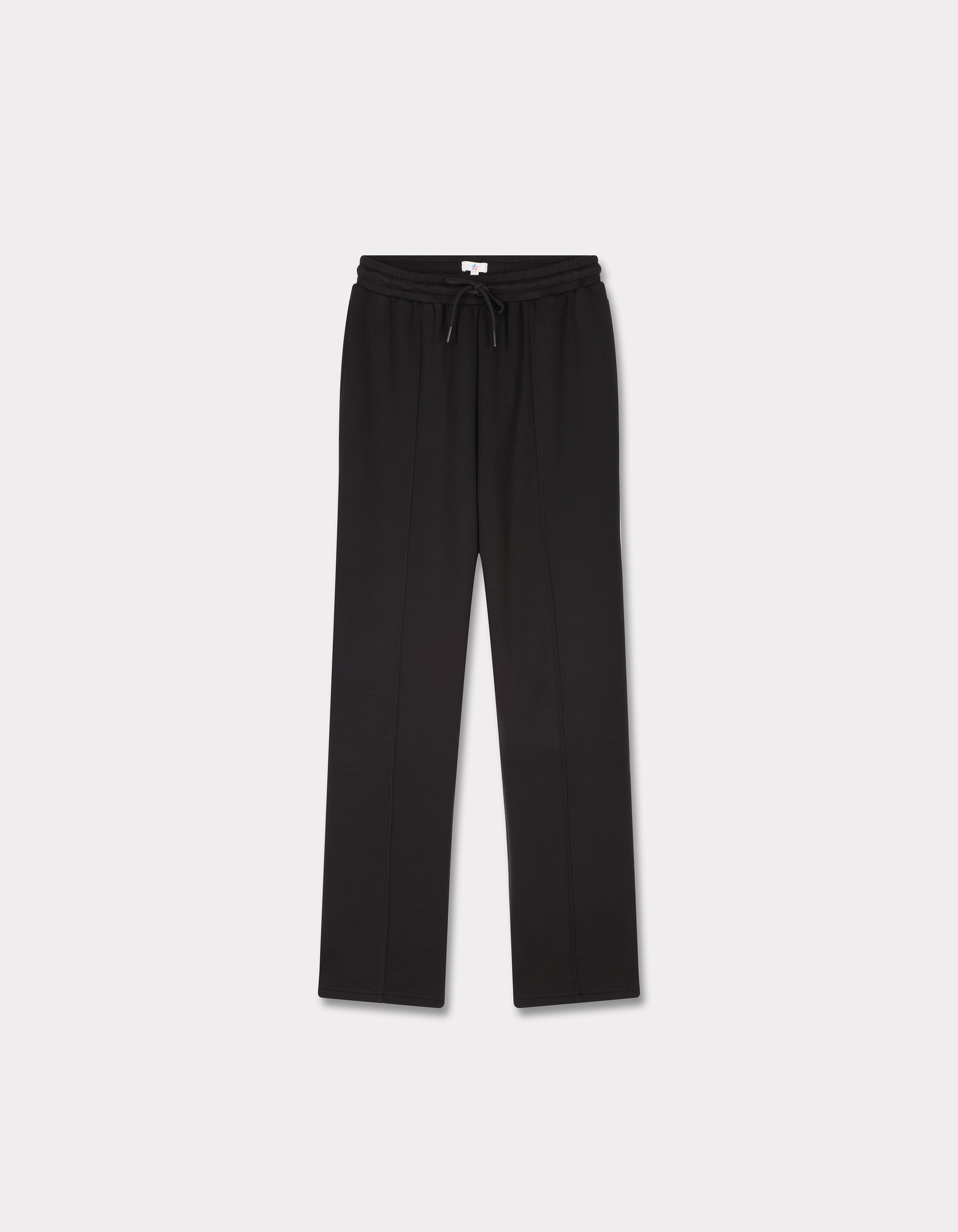 Jogging large avec plis - noir