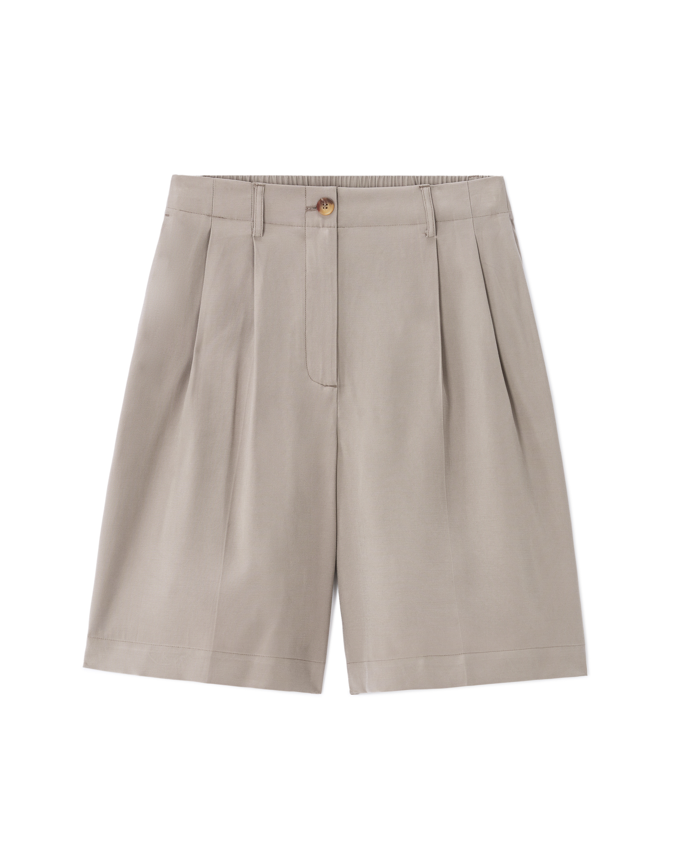 Short habillé droit - beige