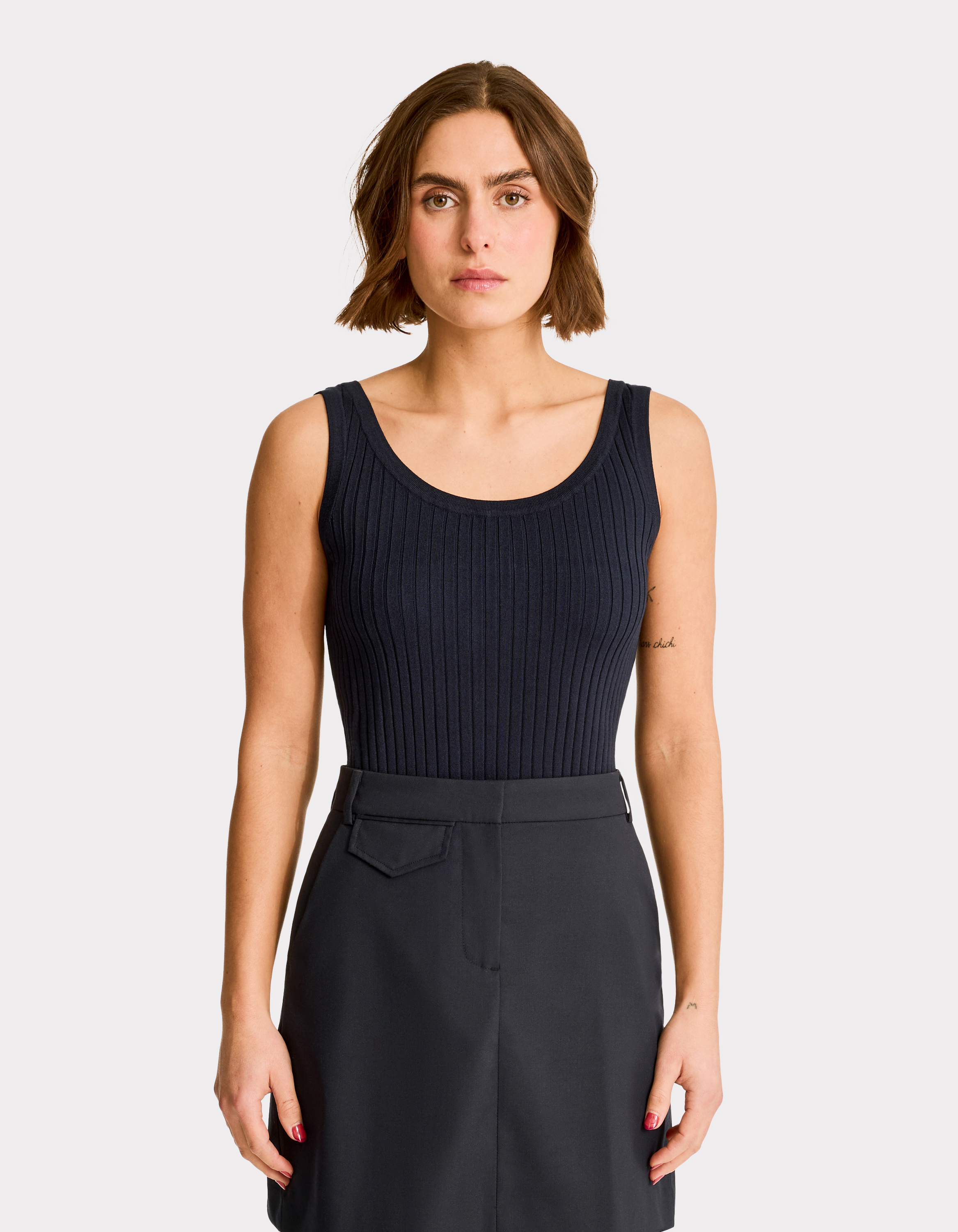 Débardeur en maille côtelée - celio - Modalova