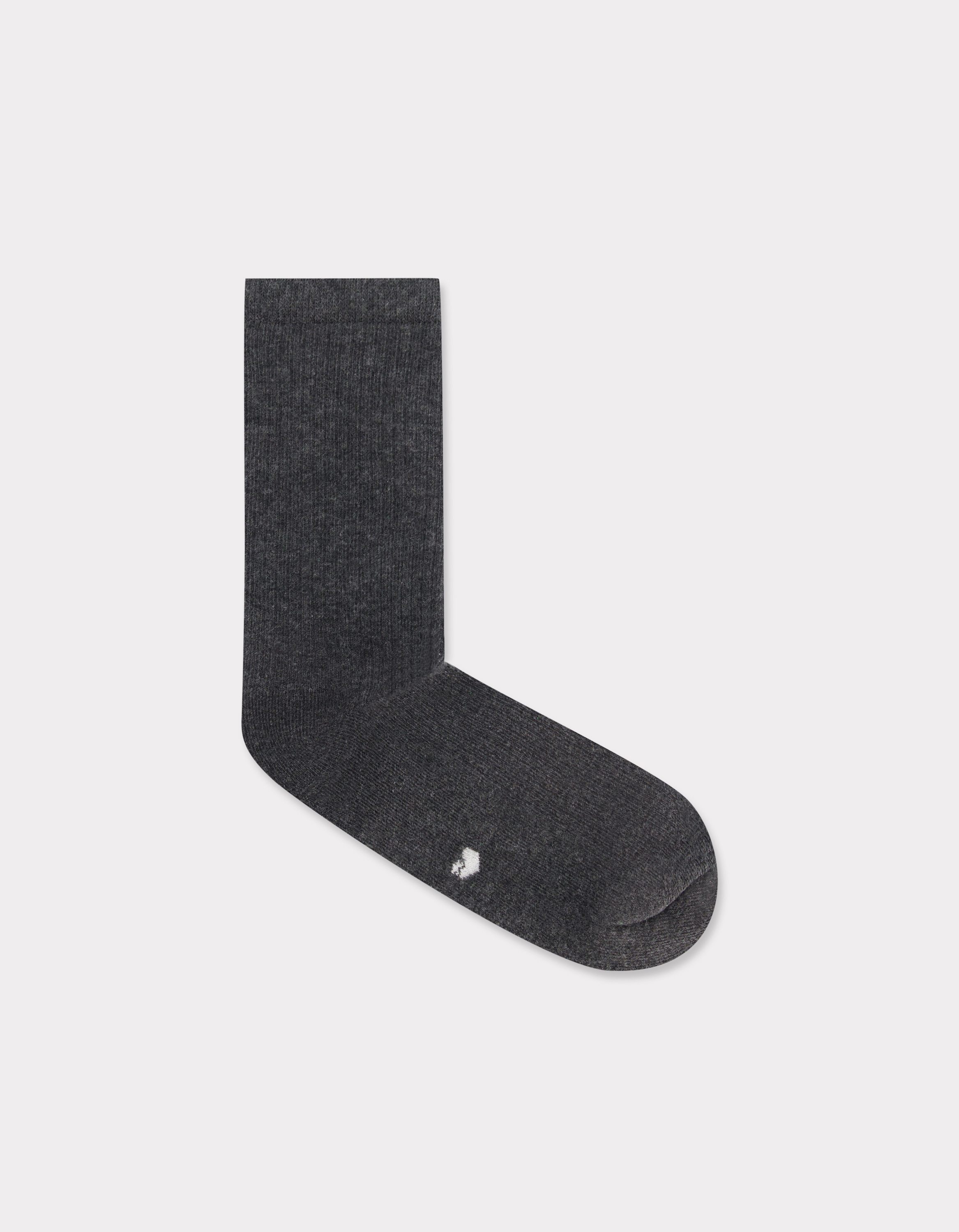 Chaussettes courtes en coton - gris anthracite