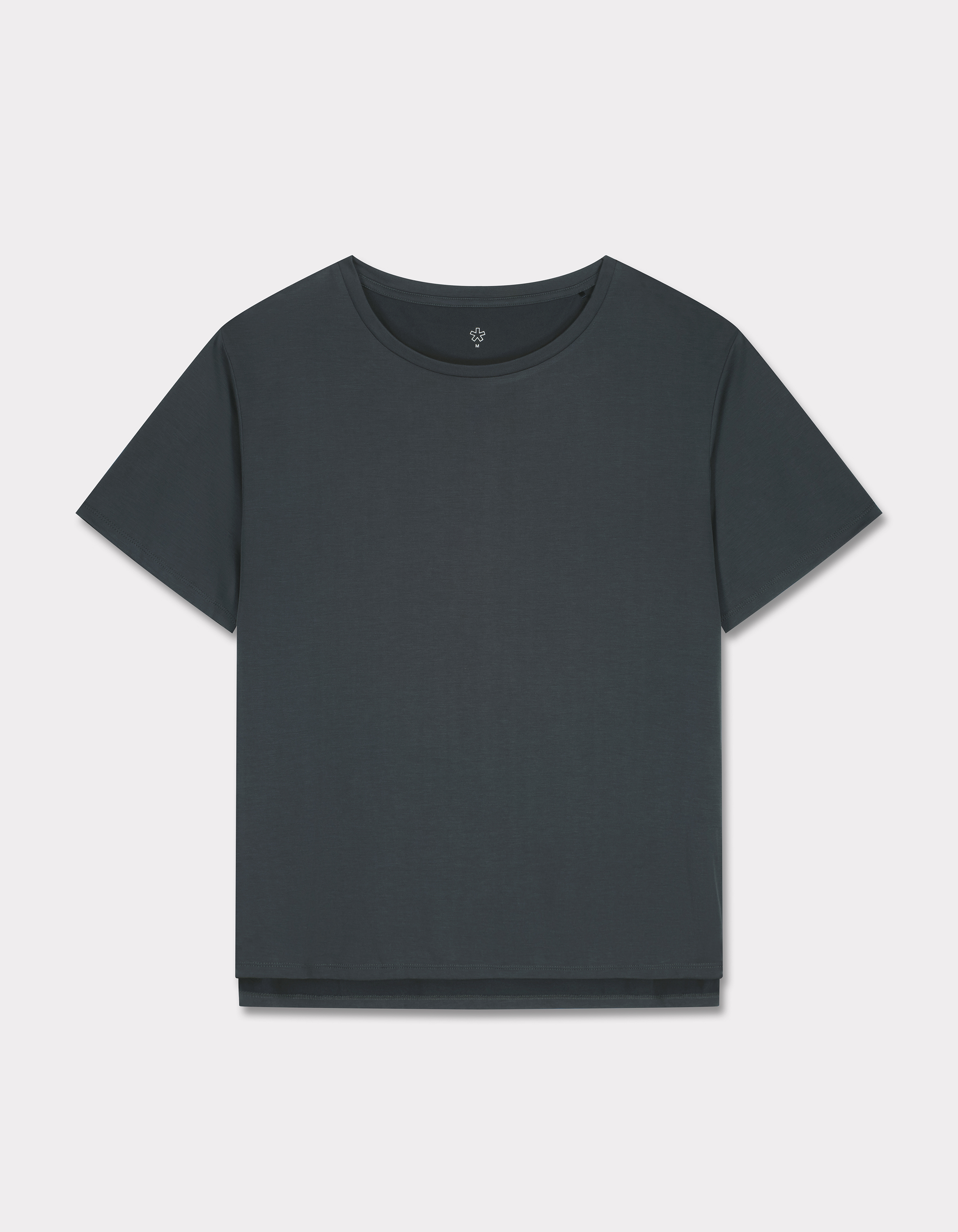 T-shirt oversize léger - gris anthracite
