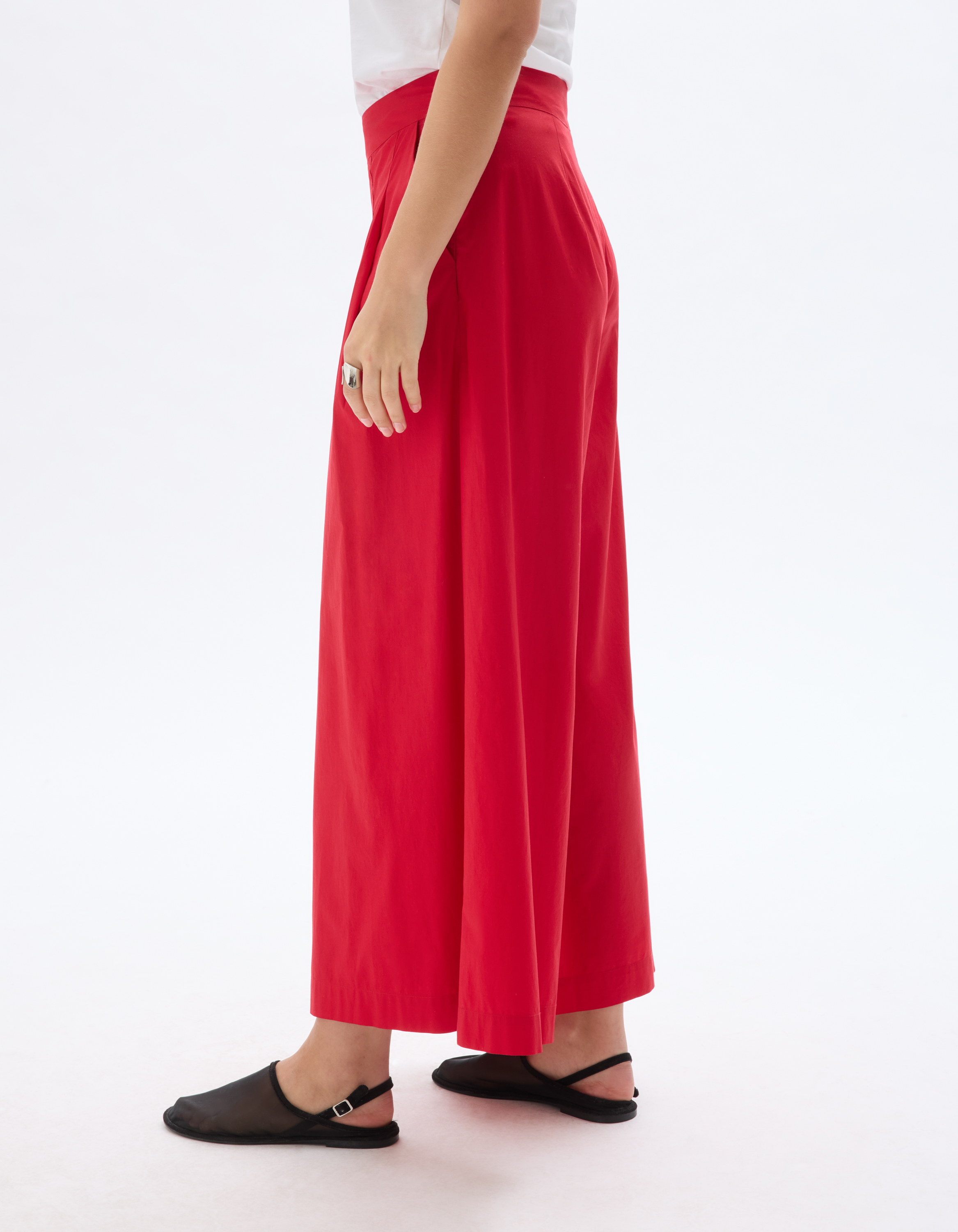 Pantalon légé fluide - rouge - celio - Modalova
