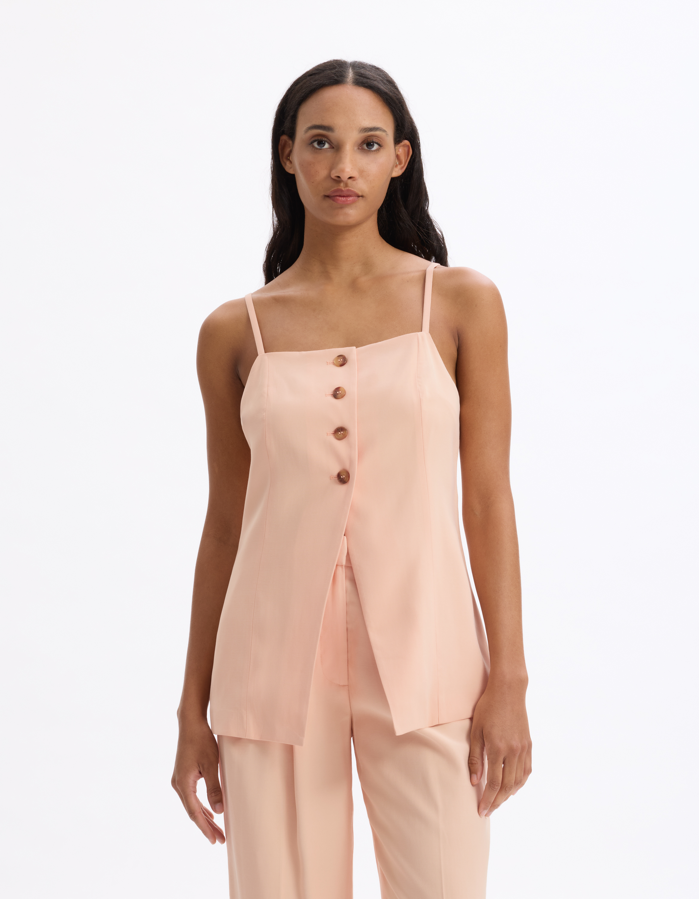 Top habillé à bretelle - rose - celio - Modalova