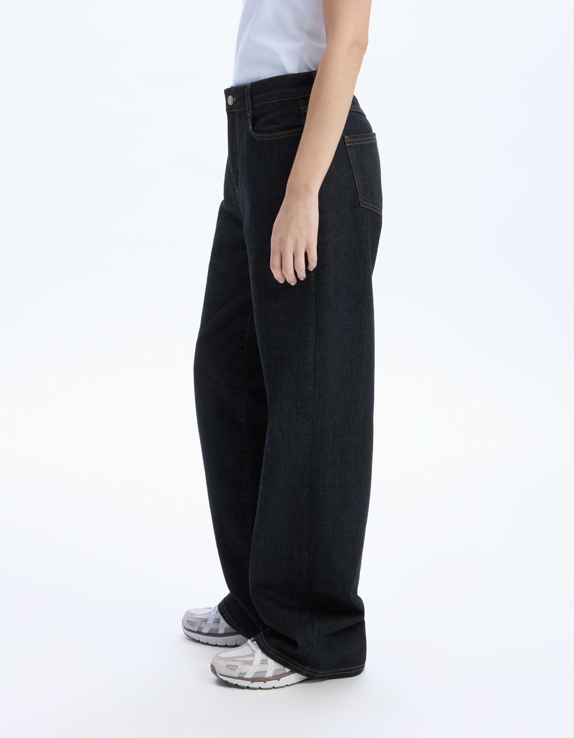 Jean yoyo 2 tailles ajustables - bleu foncé - celio - Modalova