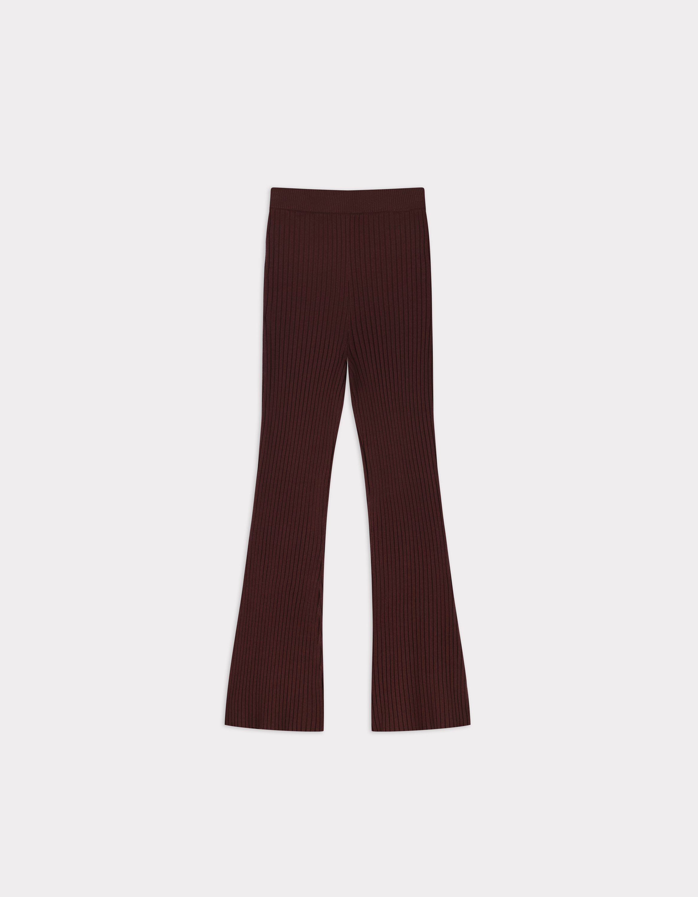 Pantalon en côtes plates - bordeaux