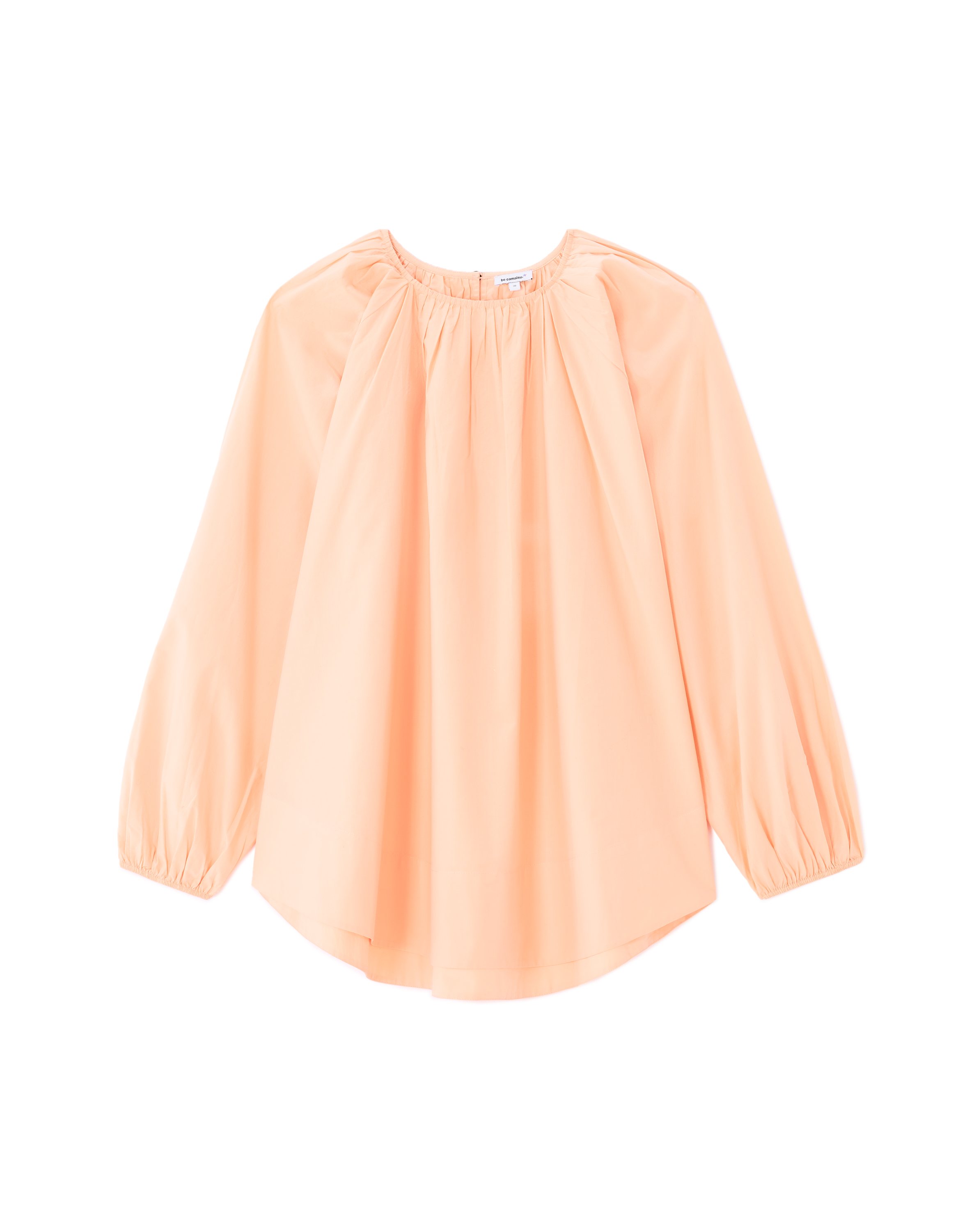 Blouse oversize en coton - rose