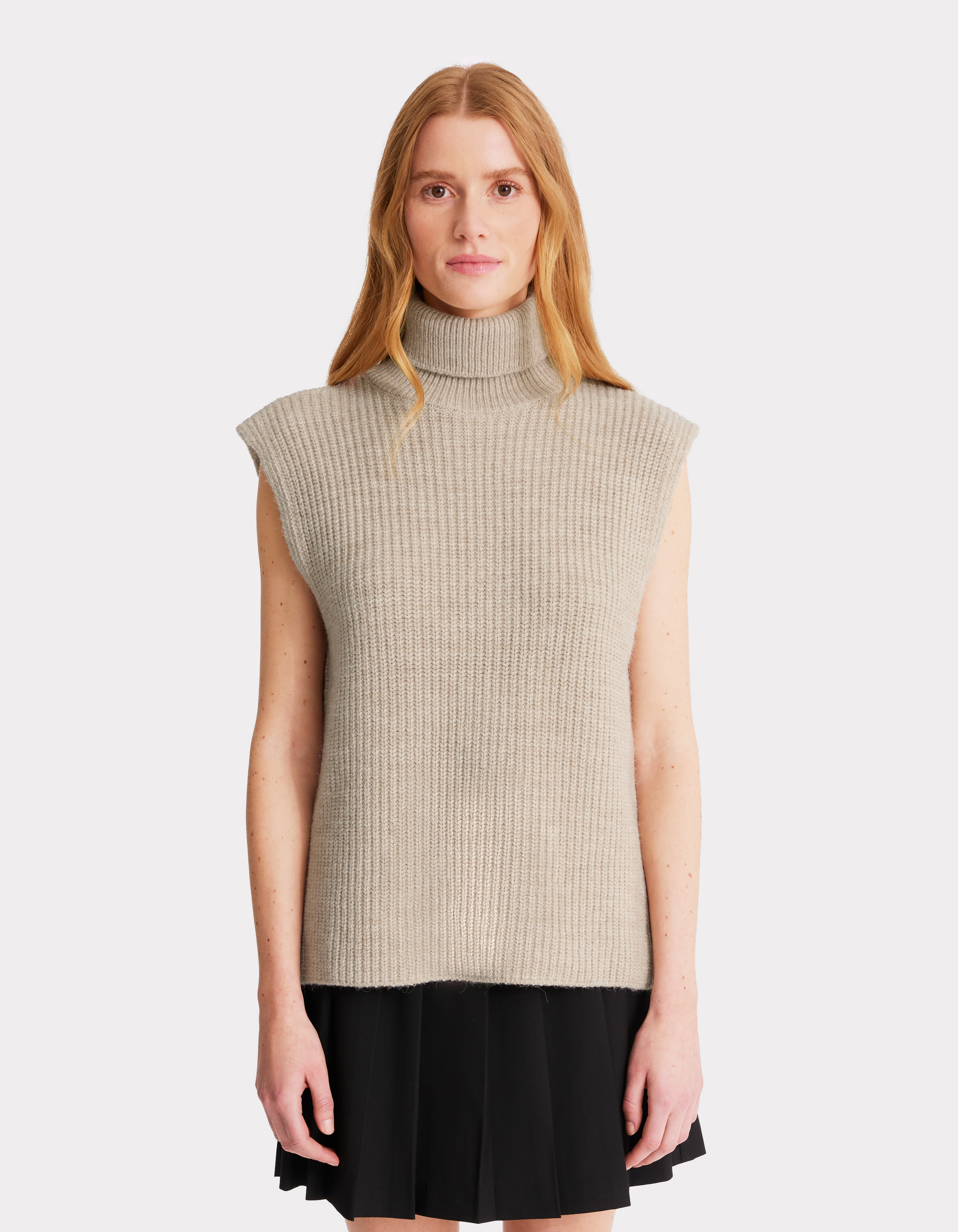 Pull sans manches col roulé - celio - Modalova