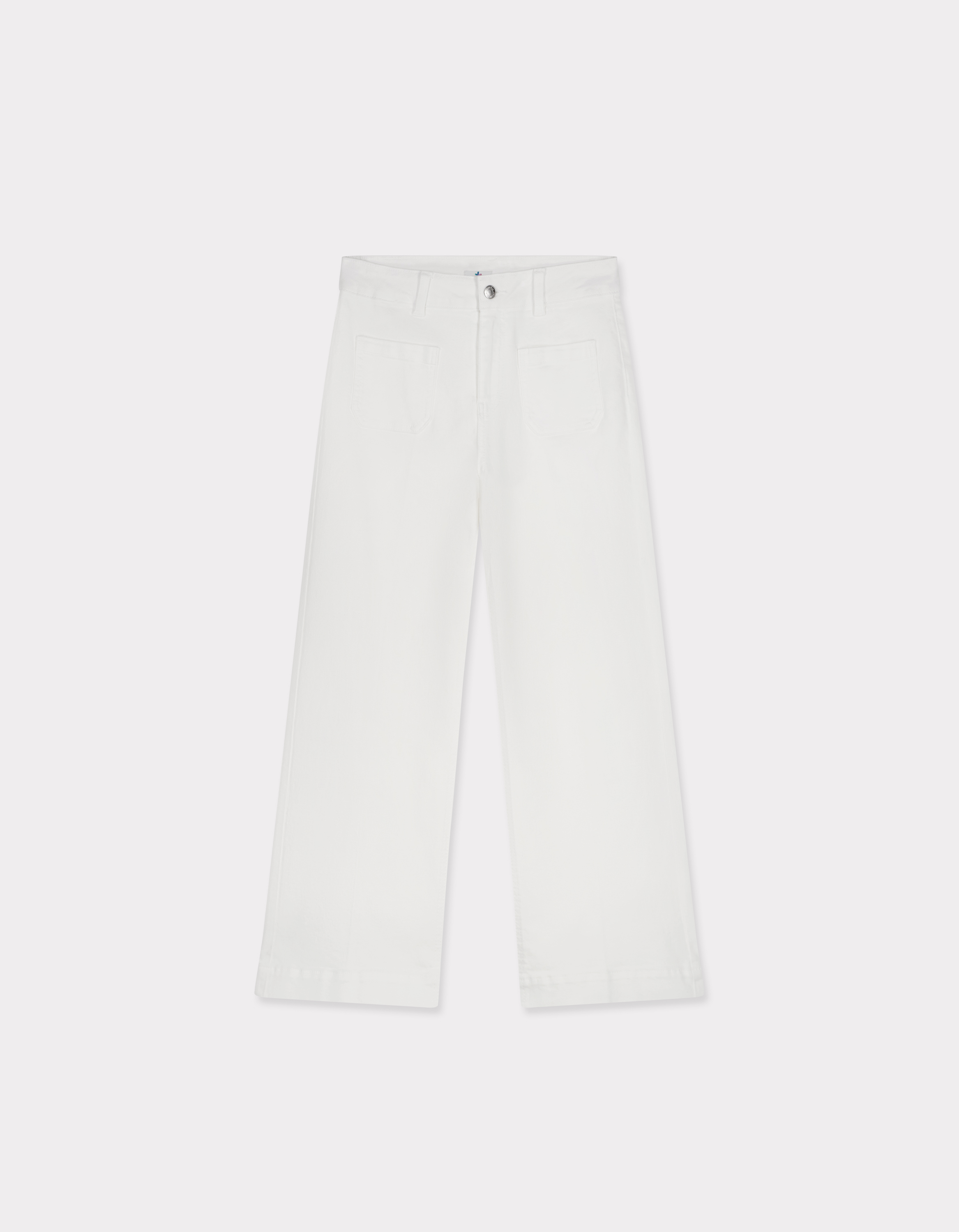 Pantalon large - blanc