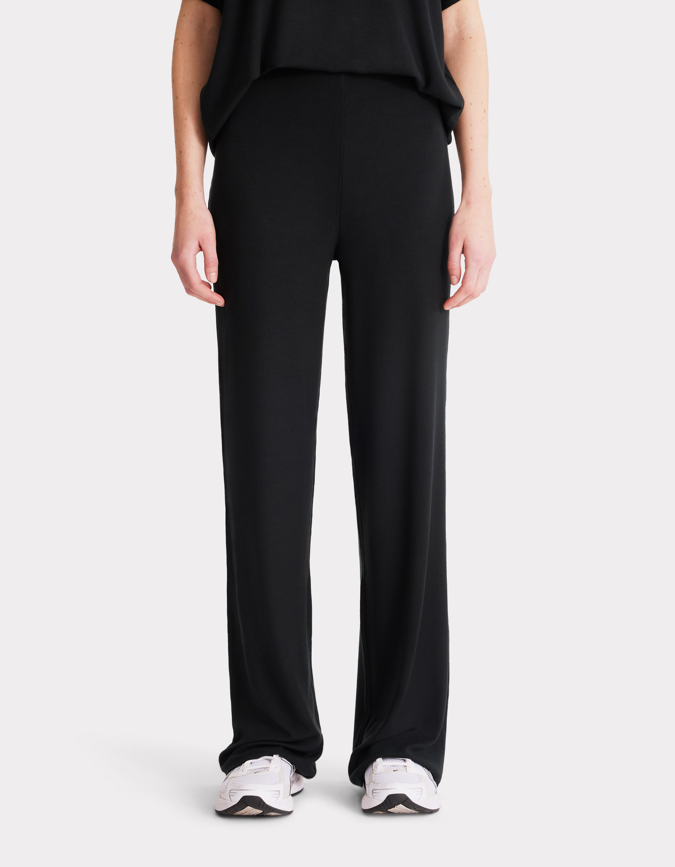 Pantalon fluide en modal - noir - celio - Modalova
