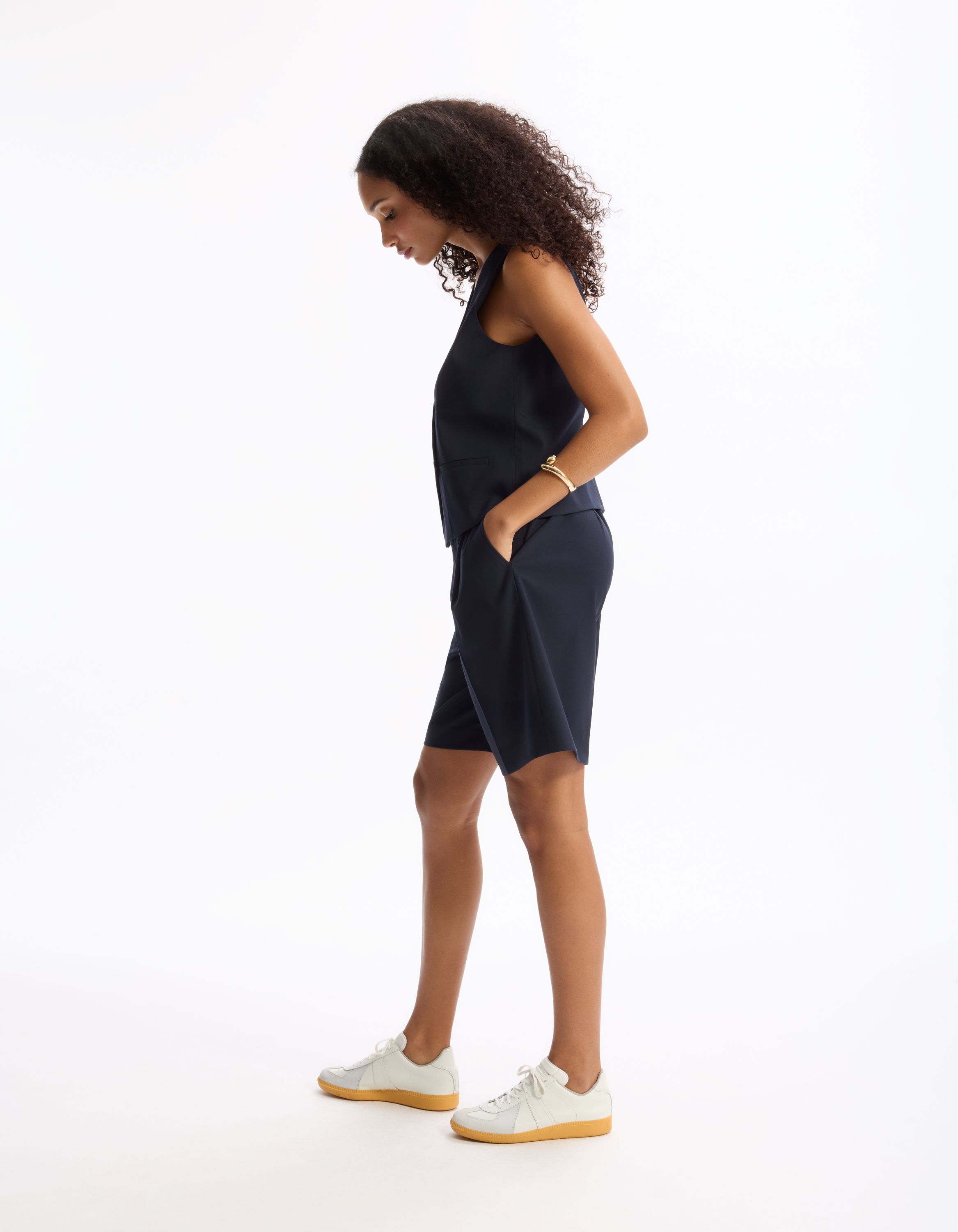 Bermuda habillé - marine - celio - Modalova