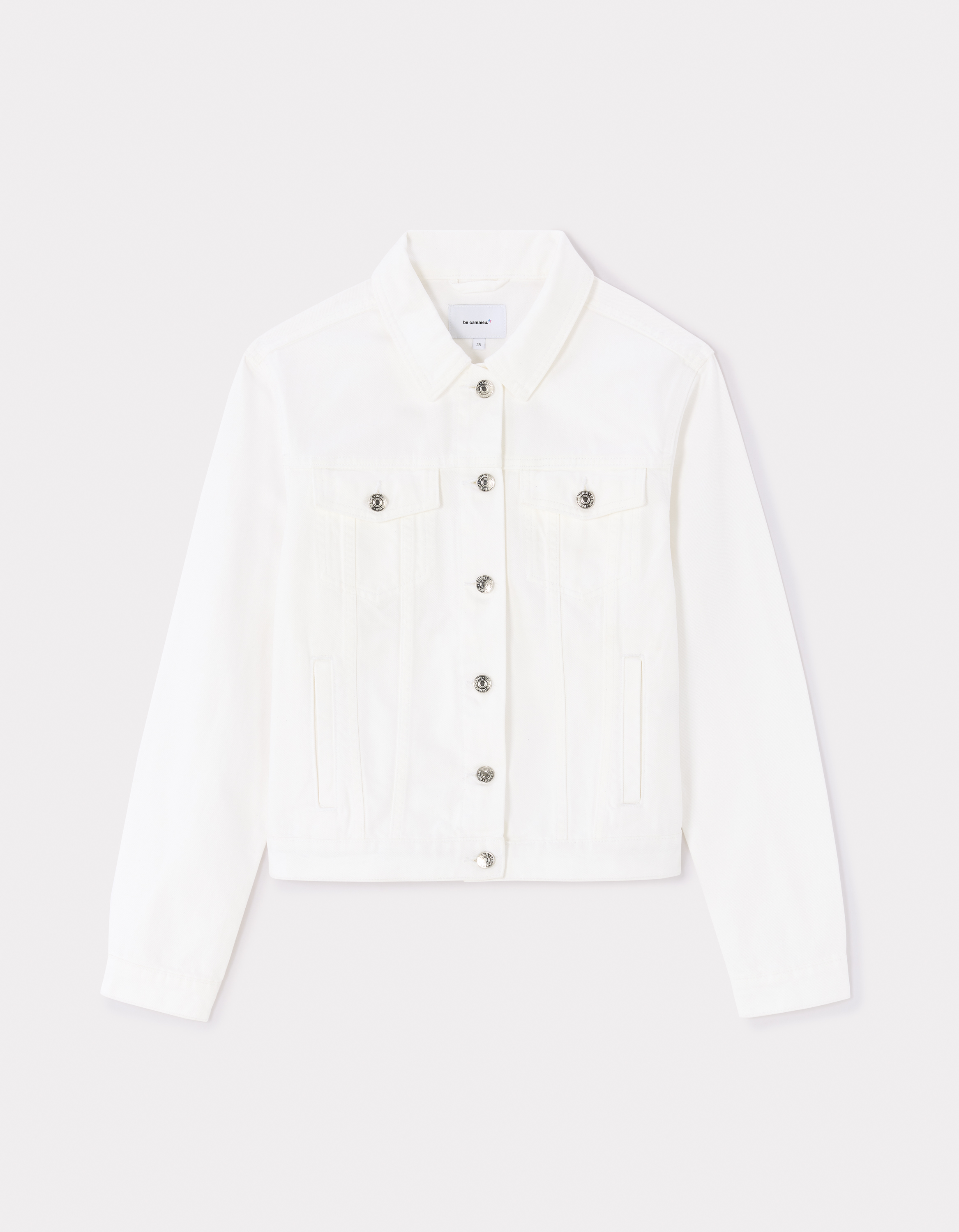 Veste en jeans - blanc
