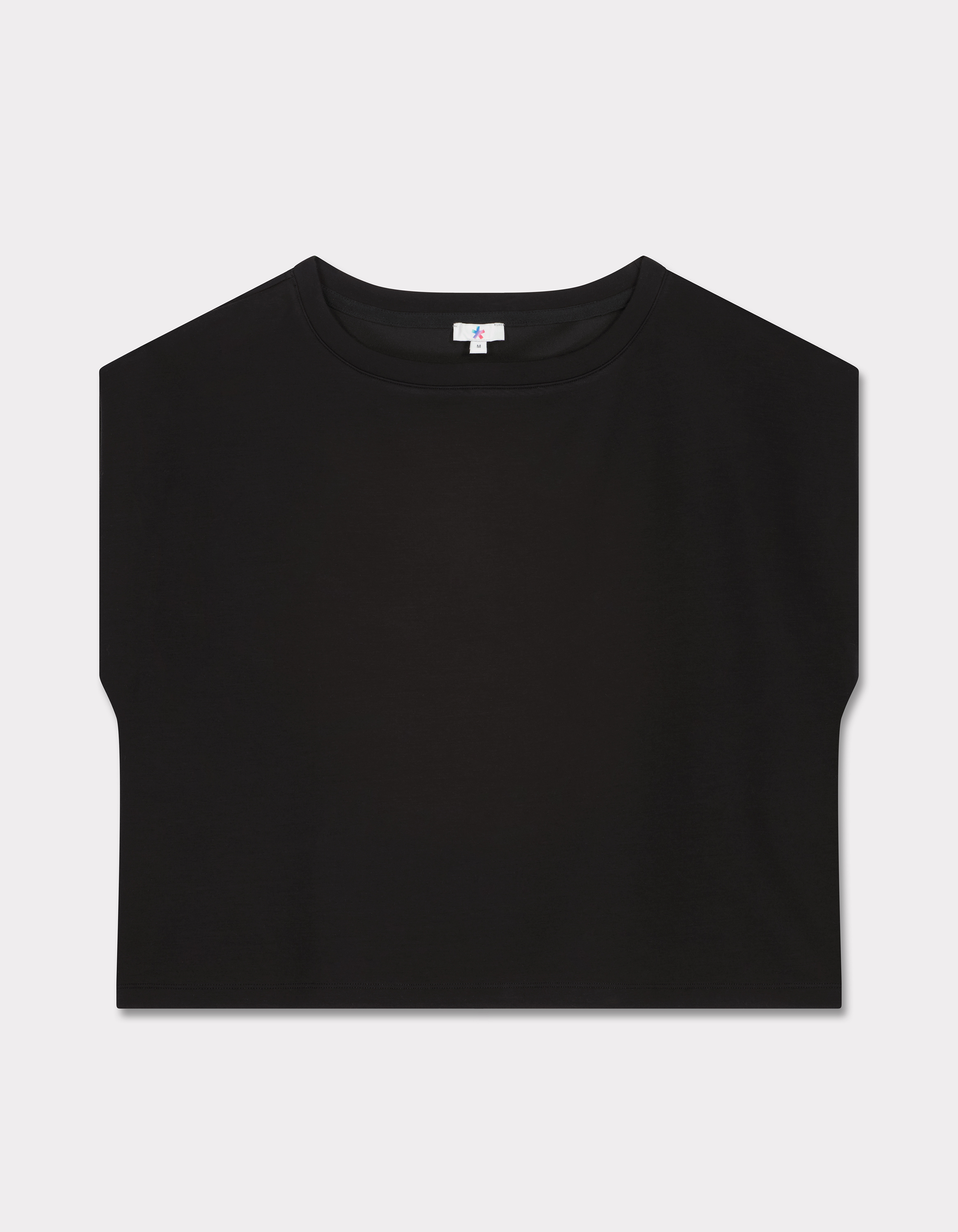 T-shirt ample sans manches HOME - noir
