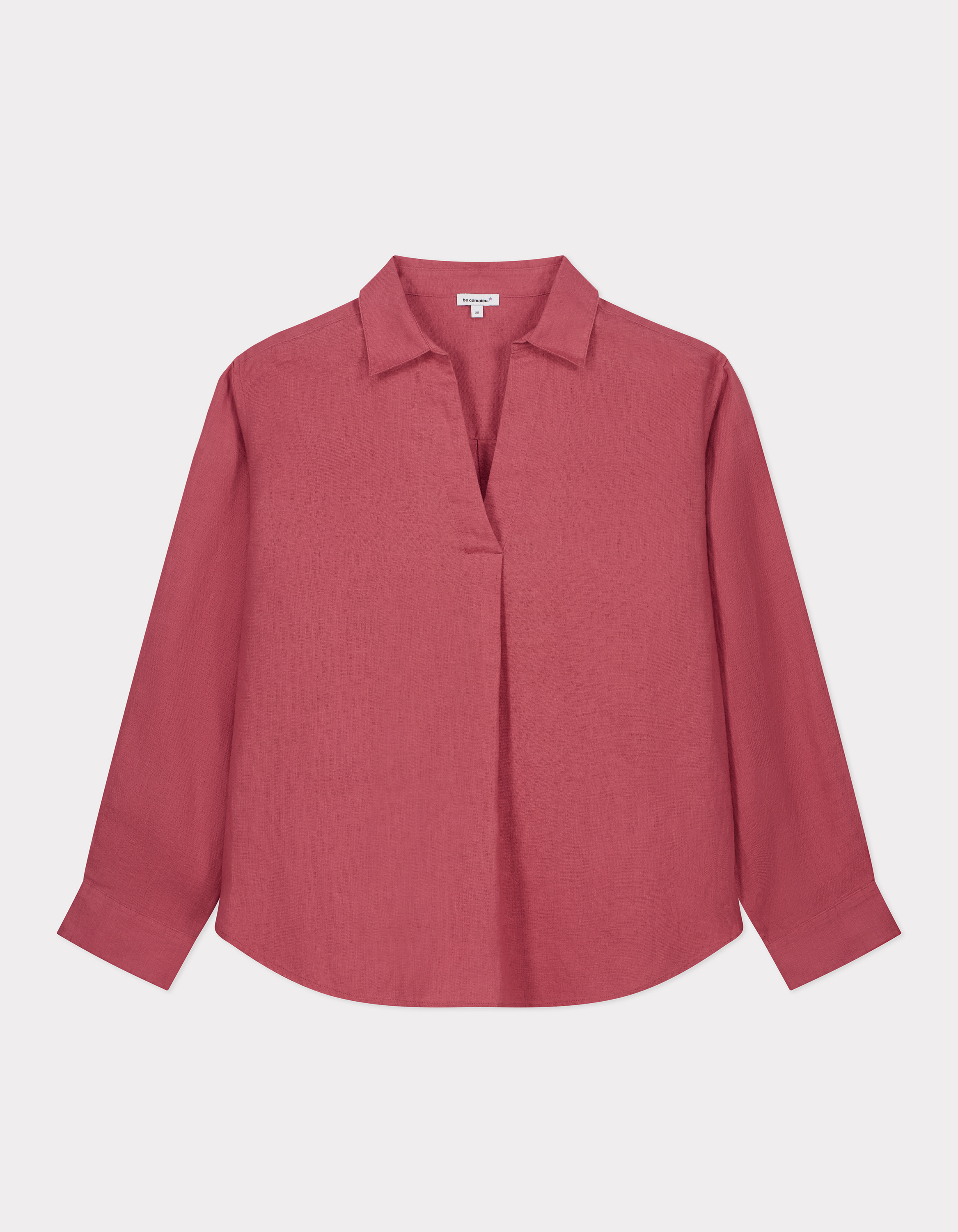Blouse 100% Lin - rose