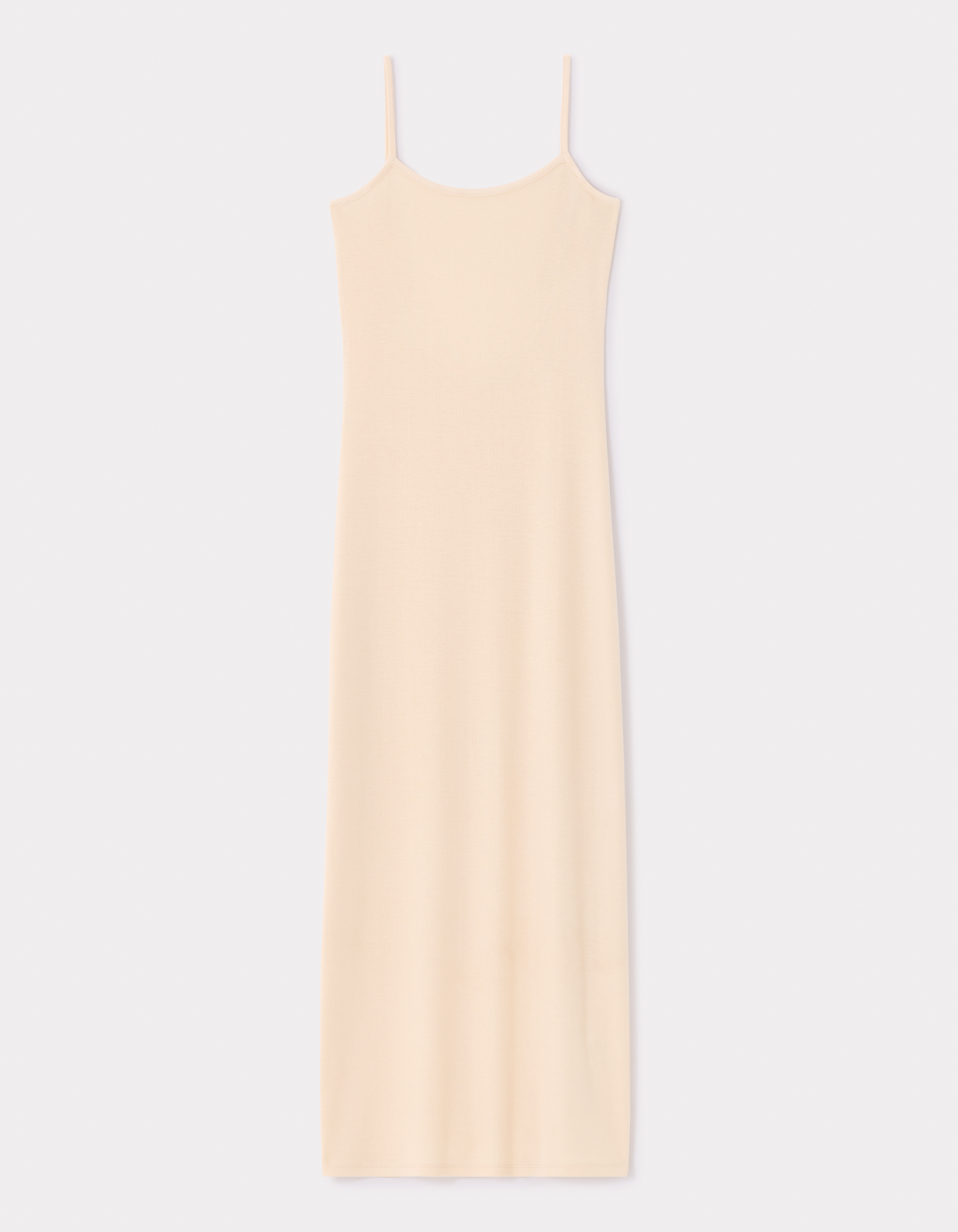 Robe moulante en modal - beige