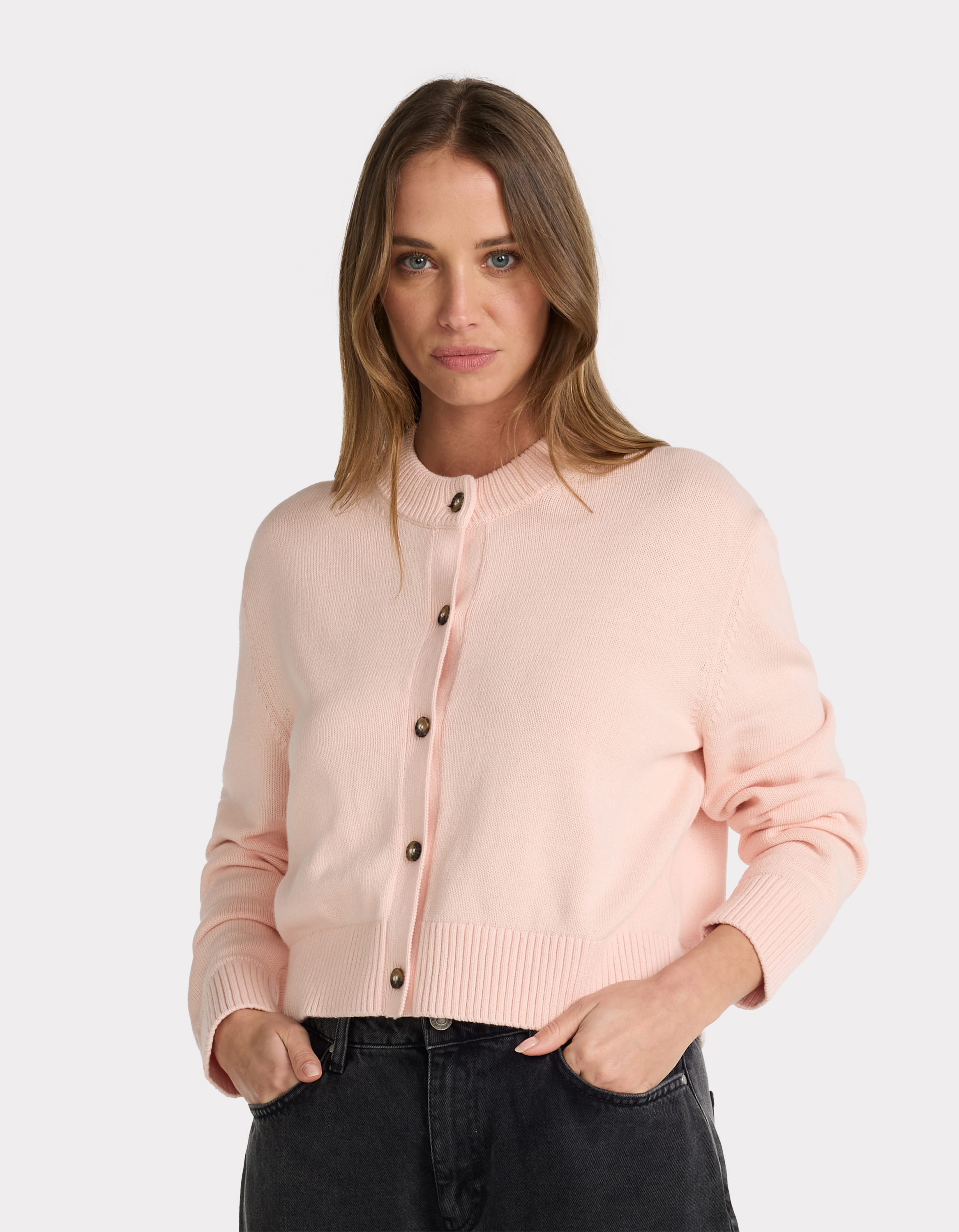 Gilet court en coton - nude - celio - Modalova