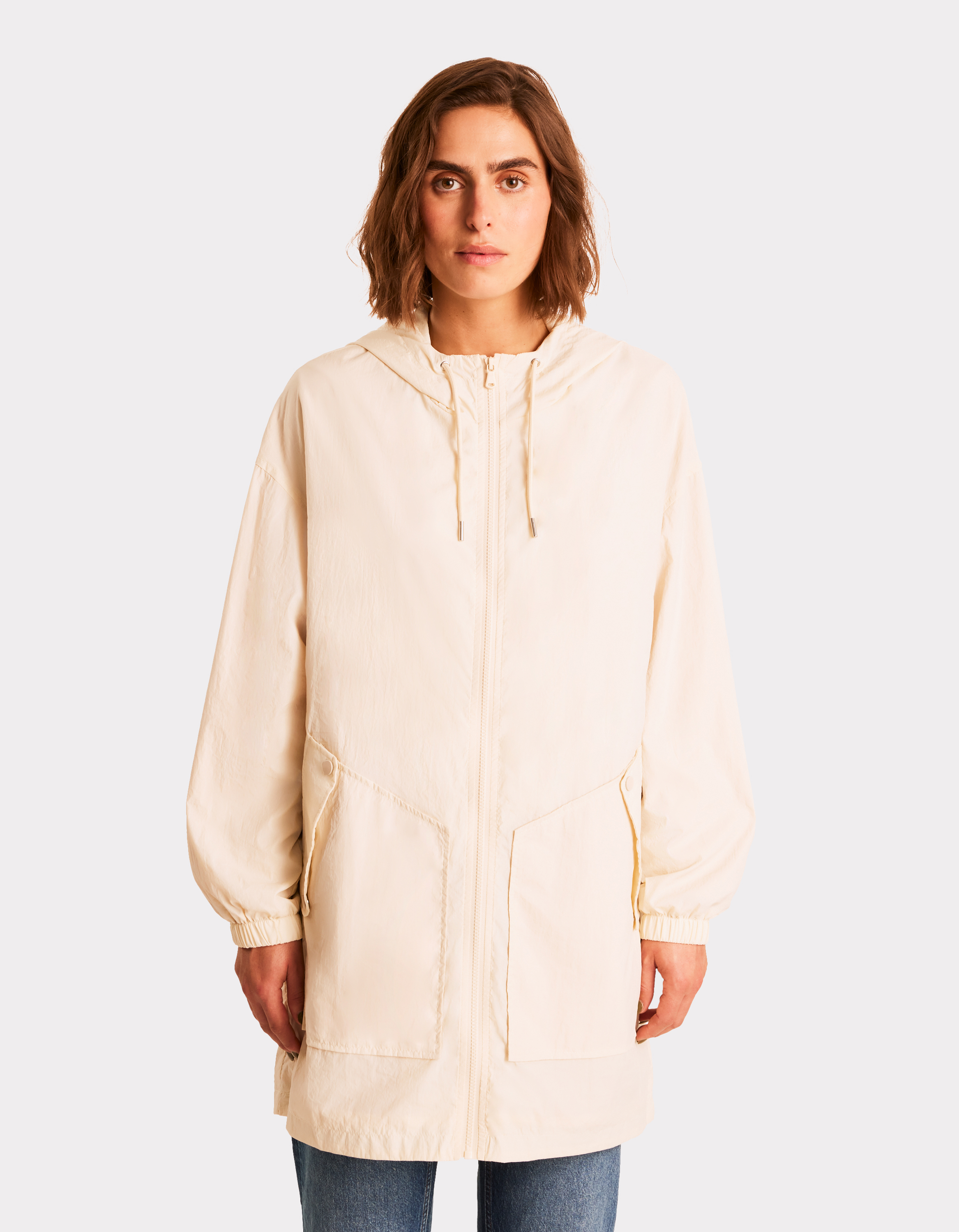 Parka resserable - beige - celio - Modalova